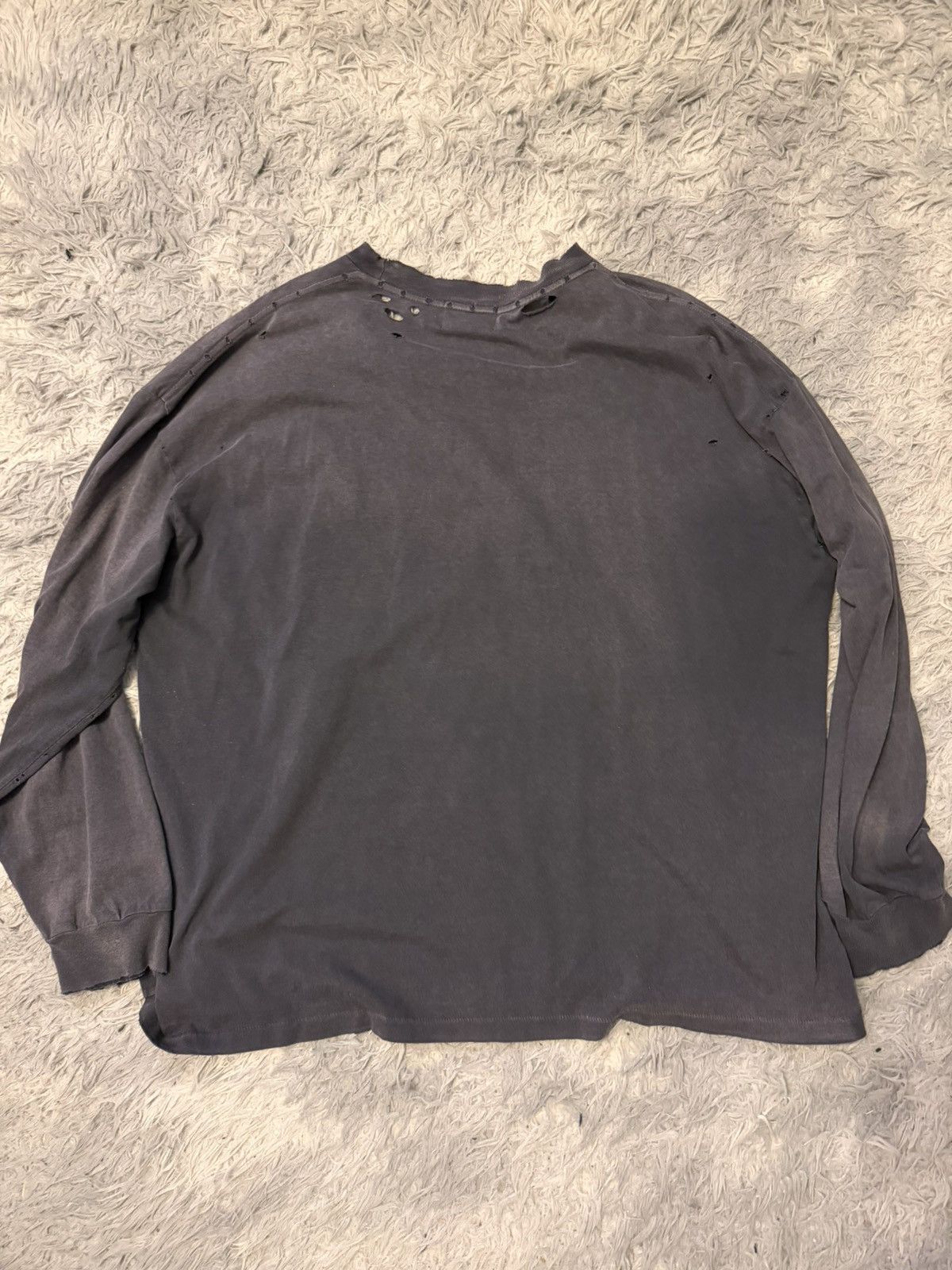 Enfants Riches Deprimes distressed longsleeve Size US XXL / EU 58 / 5 - 3 Thumbnail