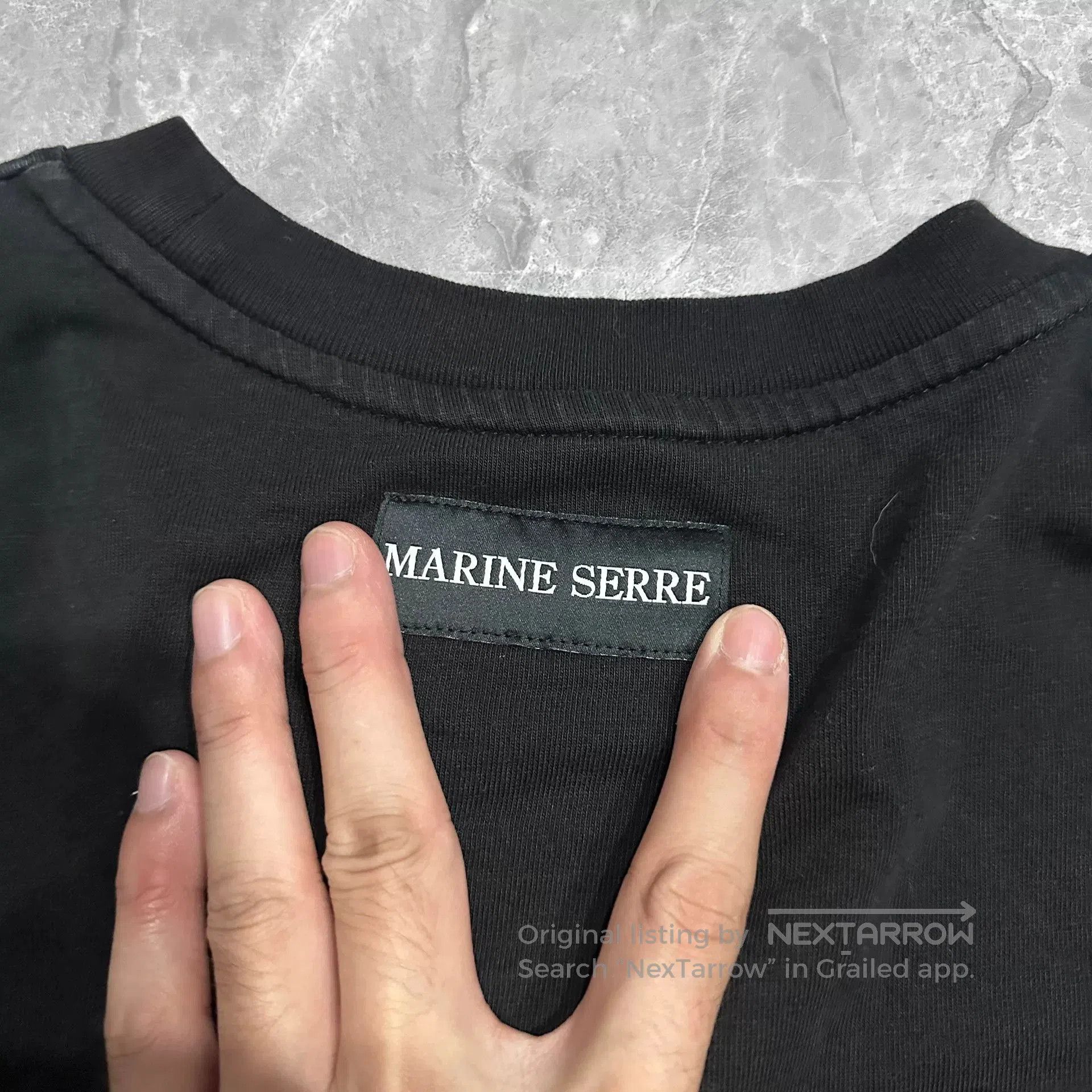 Marine Serre Marine Serre Moon Embroidery Black Long Sleeve. Size US L / EU 52-54 / 3 - 8 Thumbnail