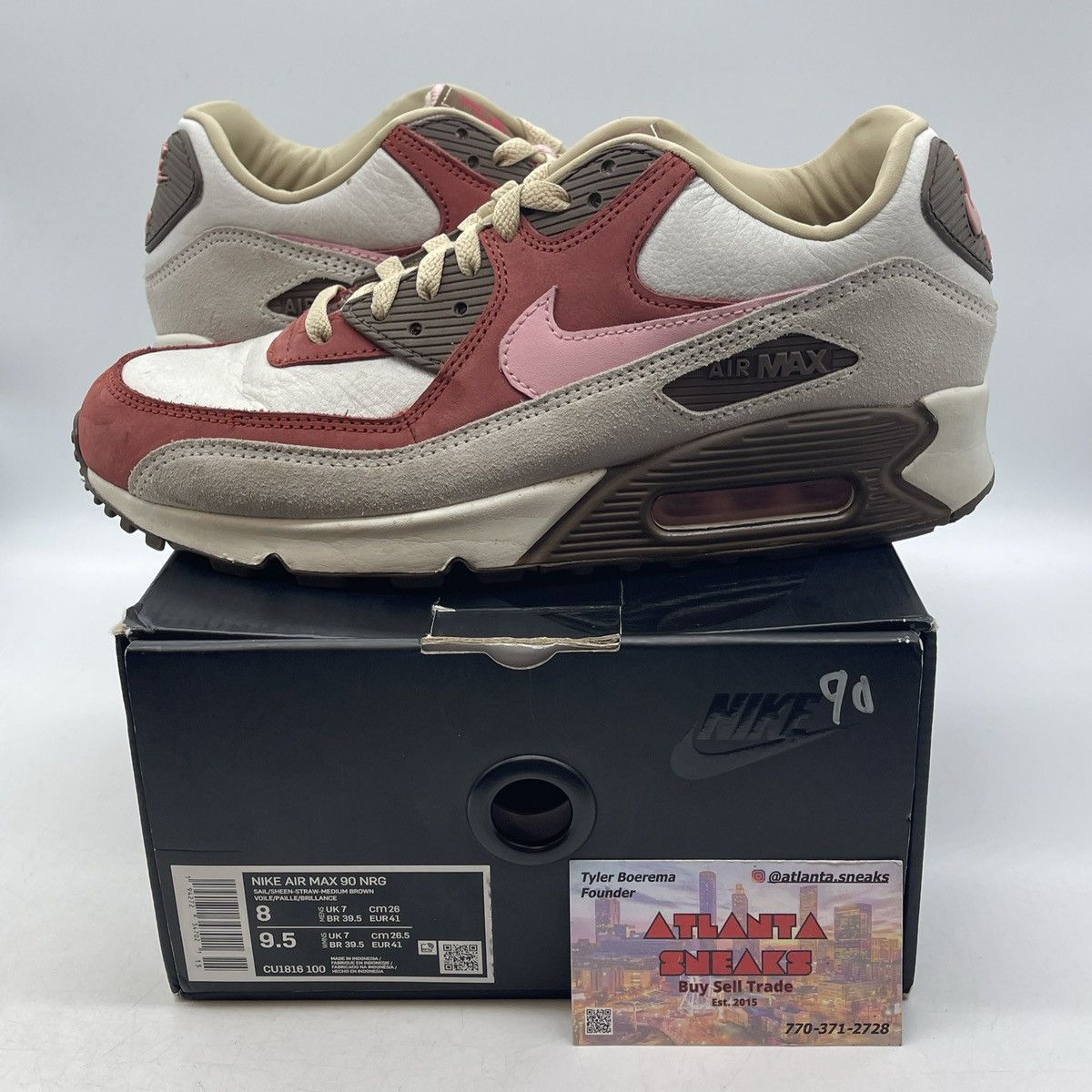 Nike DQM x air max 90 bacon Size US 8 / EU 41 - 1 Thumbnail