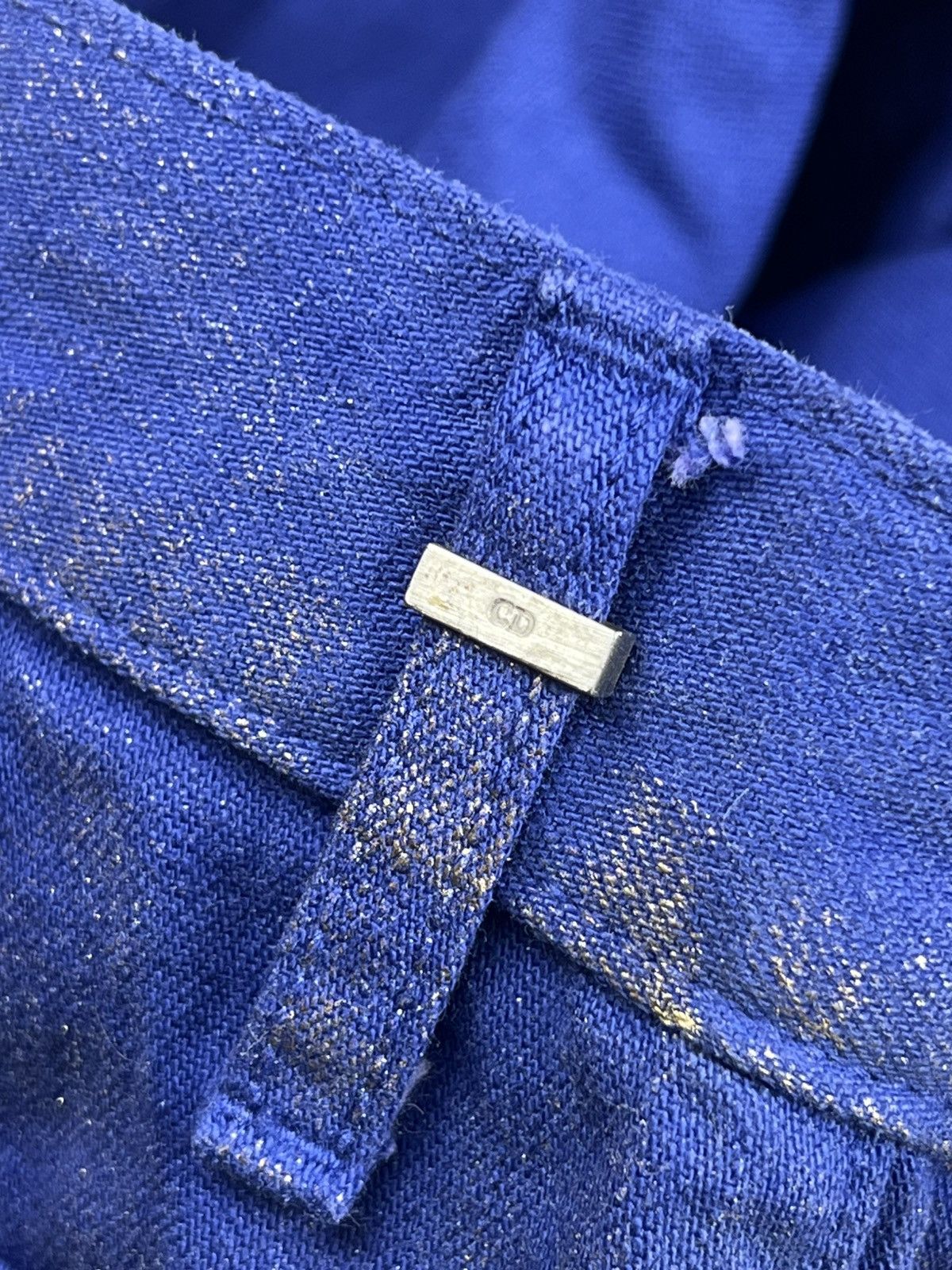 Dior SS09 DIOR HOMME “PLANISPHERE” Luster Gold Waxed Jeans Size US 30 / EU 46 - 17 Thumbnail