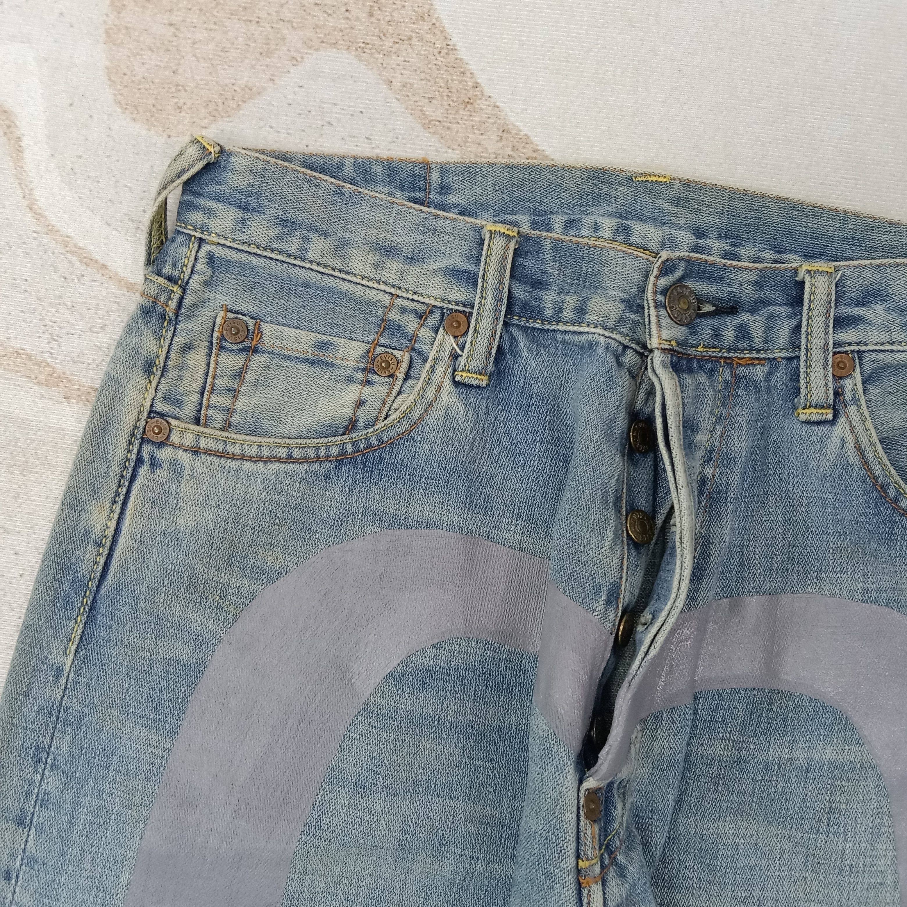 Evisu Evisu Japanese Daicock Custom Art Denim Jeans C228N27 Size US 30 / EU 46 - 6 Thumbnail