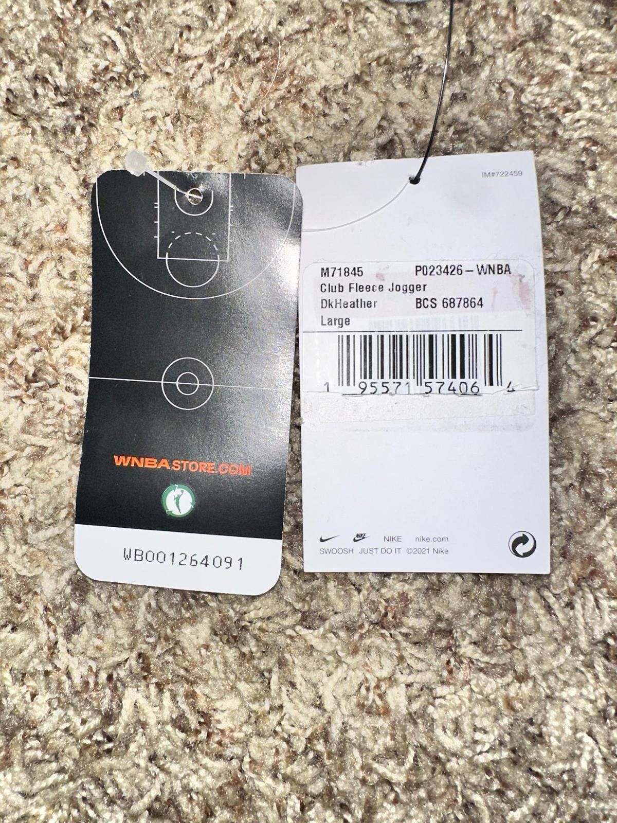 Nike Team 13 Nike Club Fleece WNBA Grey Joggers Size US 34 / EU 50 - 10 Thumbnail