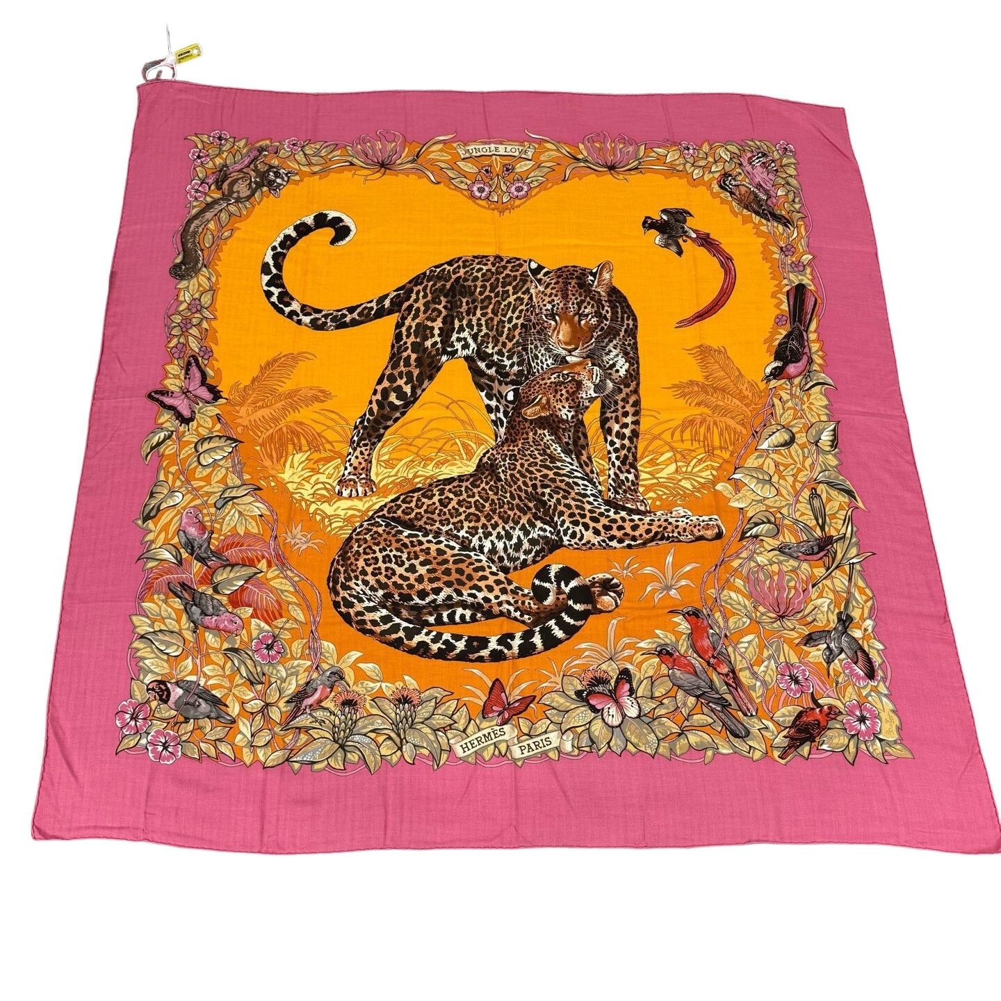 Hermes Hermes Jungle Love Cashmere Silk Scarf ONE SIZE Size ONE SIZE - 1 Thumbnail