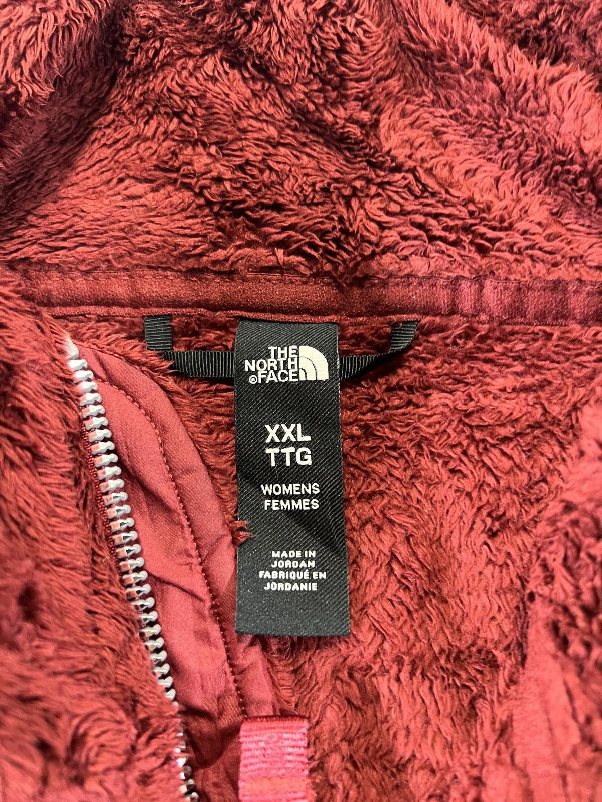 The North Face The North Face Women's XXL Burgundy Fleece Jacket Size XXL / US 16-18 / IT 52-54 - 3 Thumbnail