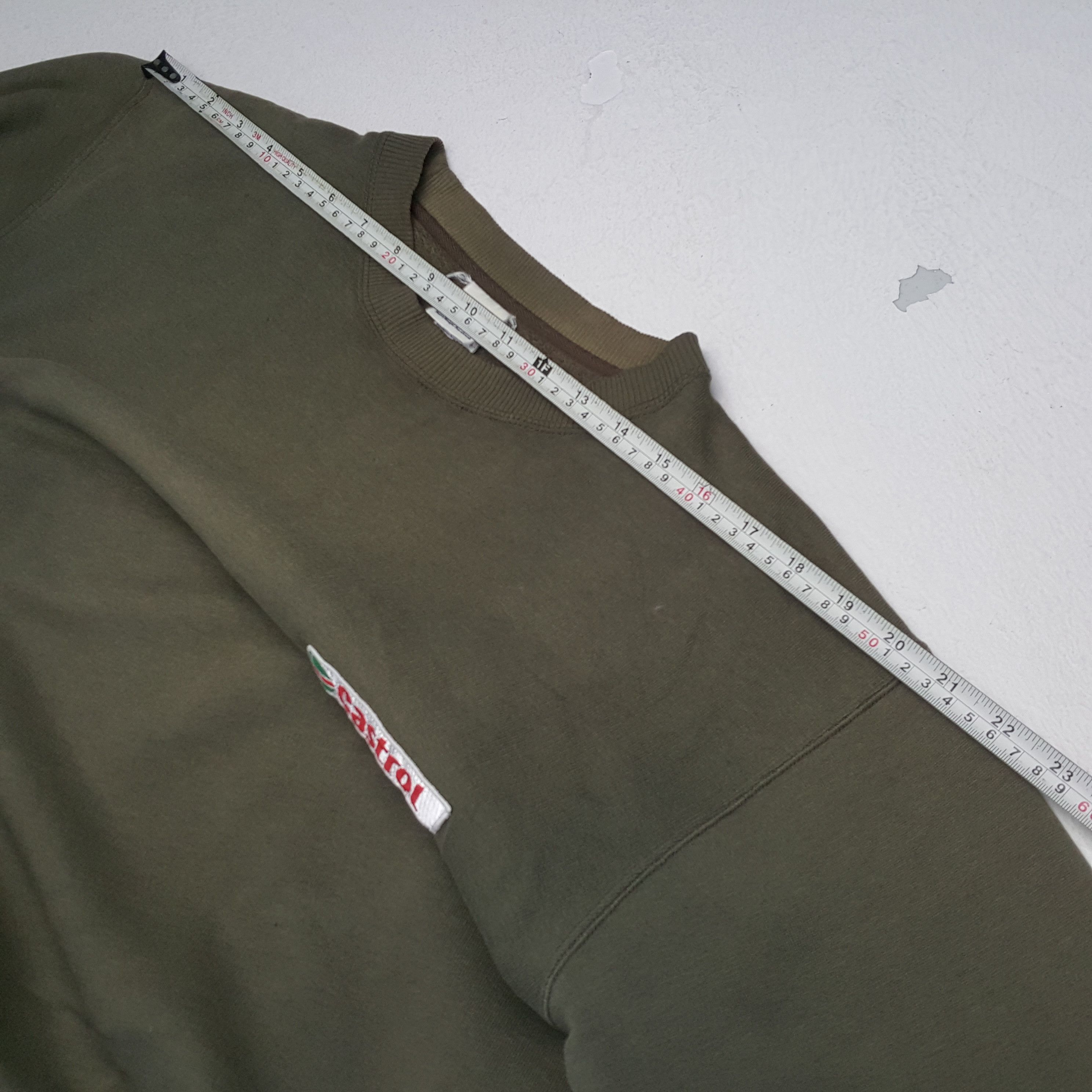 Vintage CASTROL Oil Company Brand Promo Style Sweatshirt Size US L / EU 52-54 / 3 - 5 Thumbnail