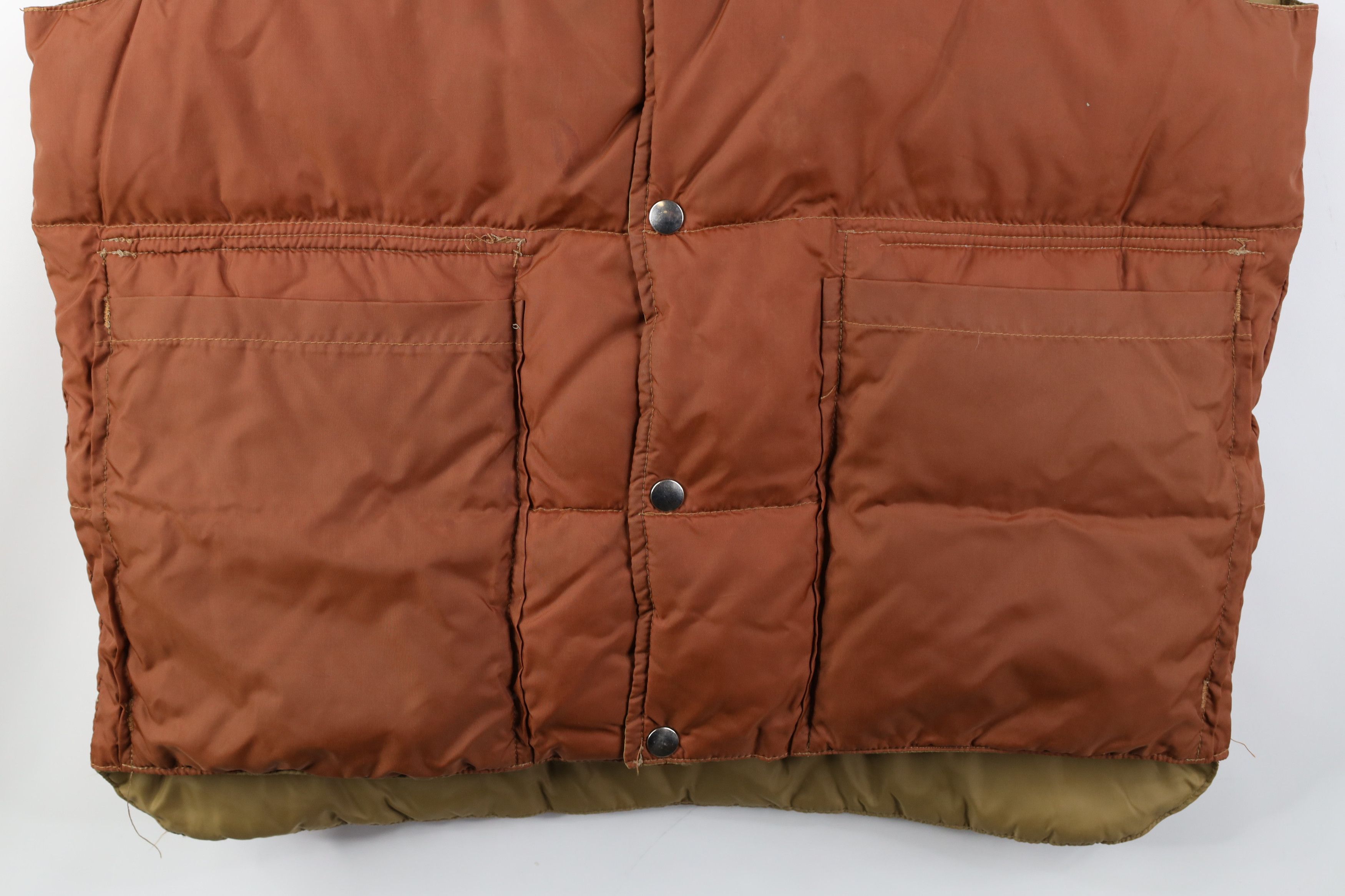 Vintage Vintage 70s Streetwear Reversible Duck Puffer Vest Jacket Size US L / EU 52-54 / 3 - 14 Thumbnail