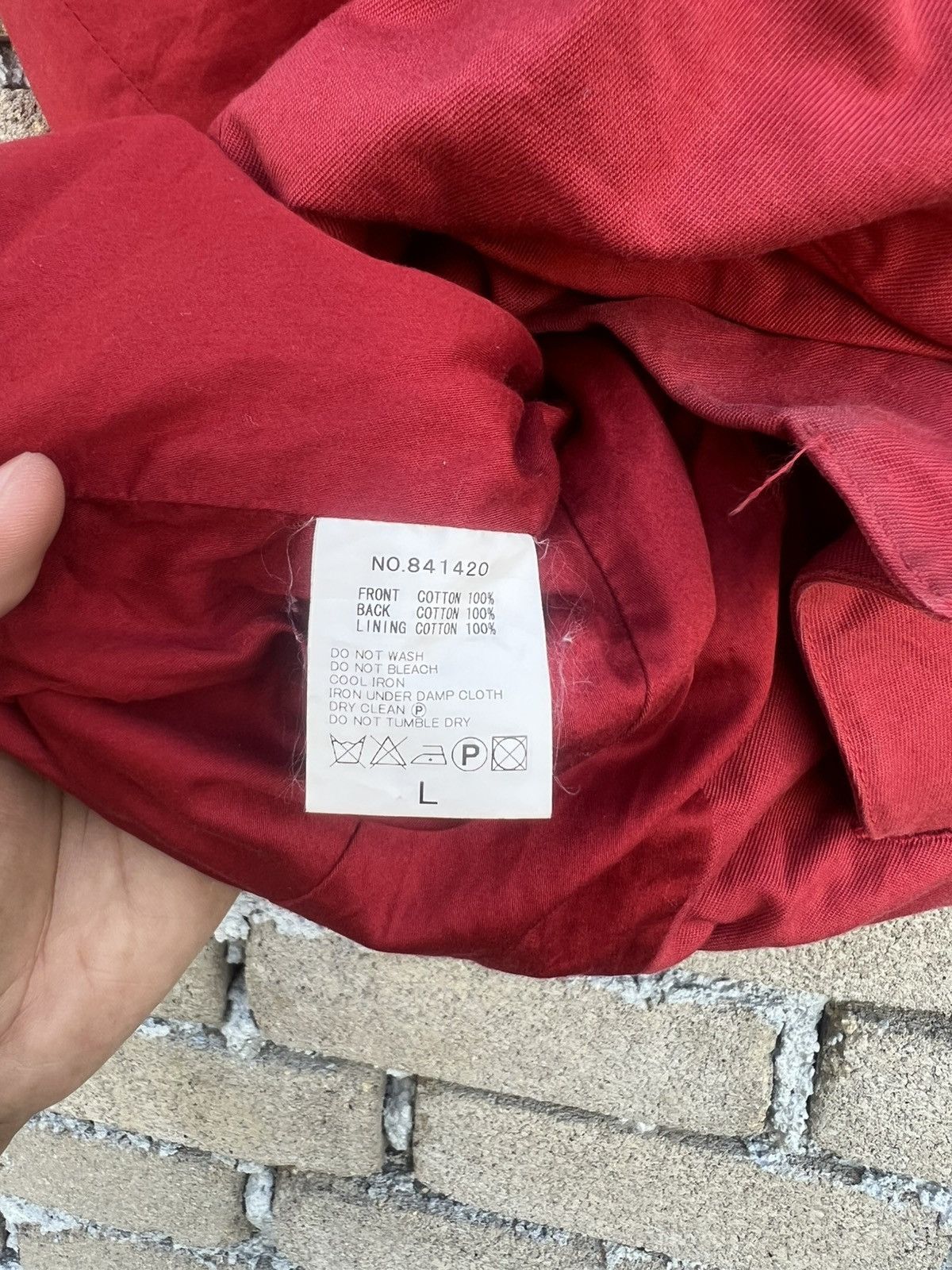 Haversack Haversack Button Up Vest Red Colour Size US L / EU 52-54 / 3 - 8 Thumbnail