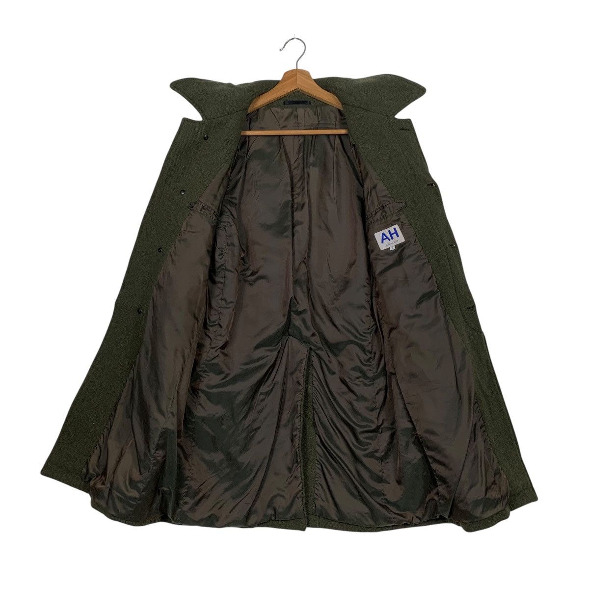 ABAHOUSE Japanese Brand Abahouse Wool Green Coat Size US M / EU 48-50 / 2 - 11 Thumbnail
