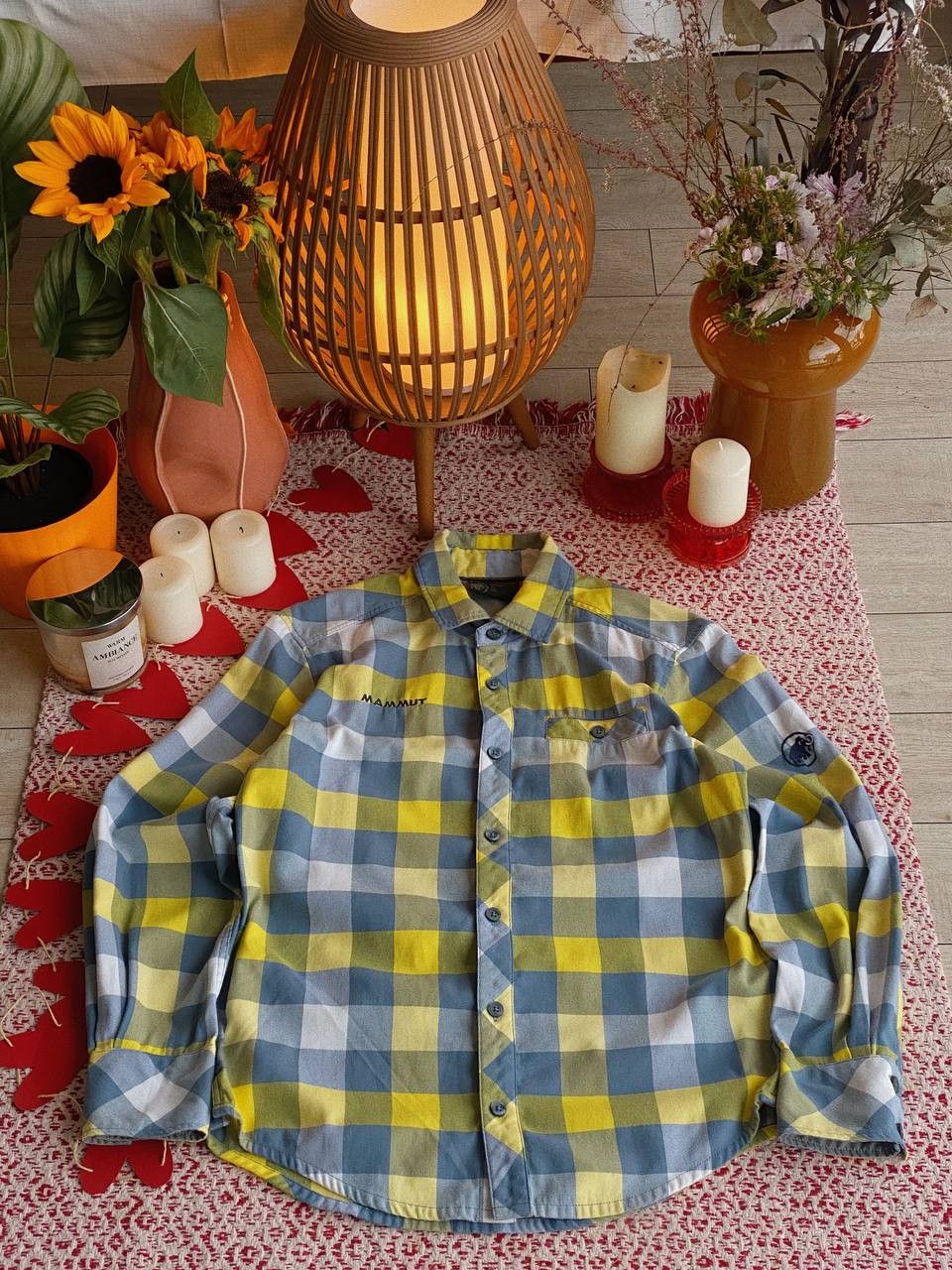 Mammut Mammut Shirt Yellow Blue Plaid Size US S / EU 44-46 / 1 - 1 Thumbnail