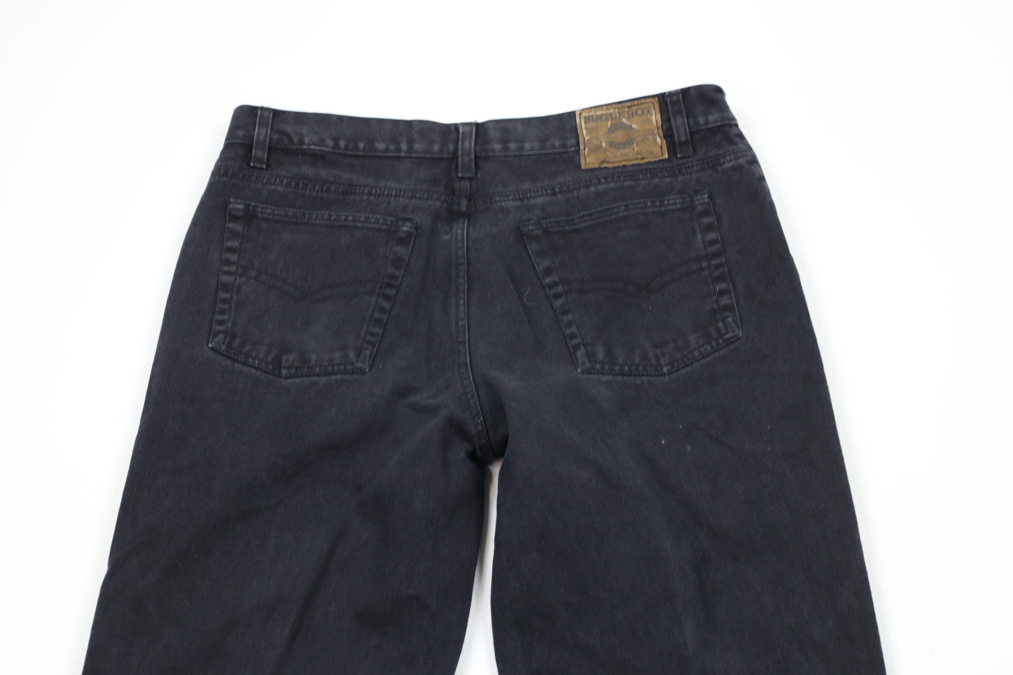 Vintage Vintage 90s Streetwear Fit Tapered Leg Denim Jeans Black Size US 34 / EU 50 - 11 Thumbnail