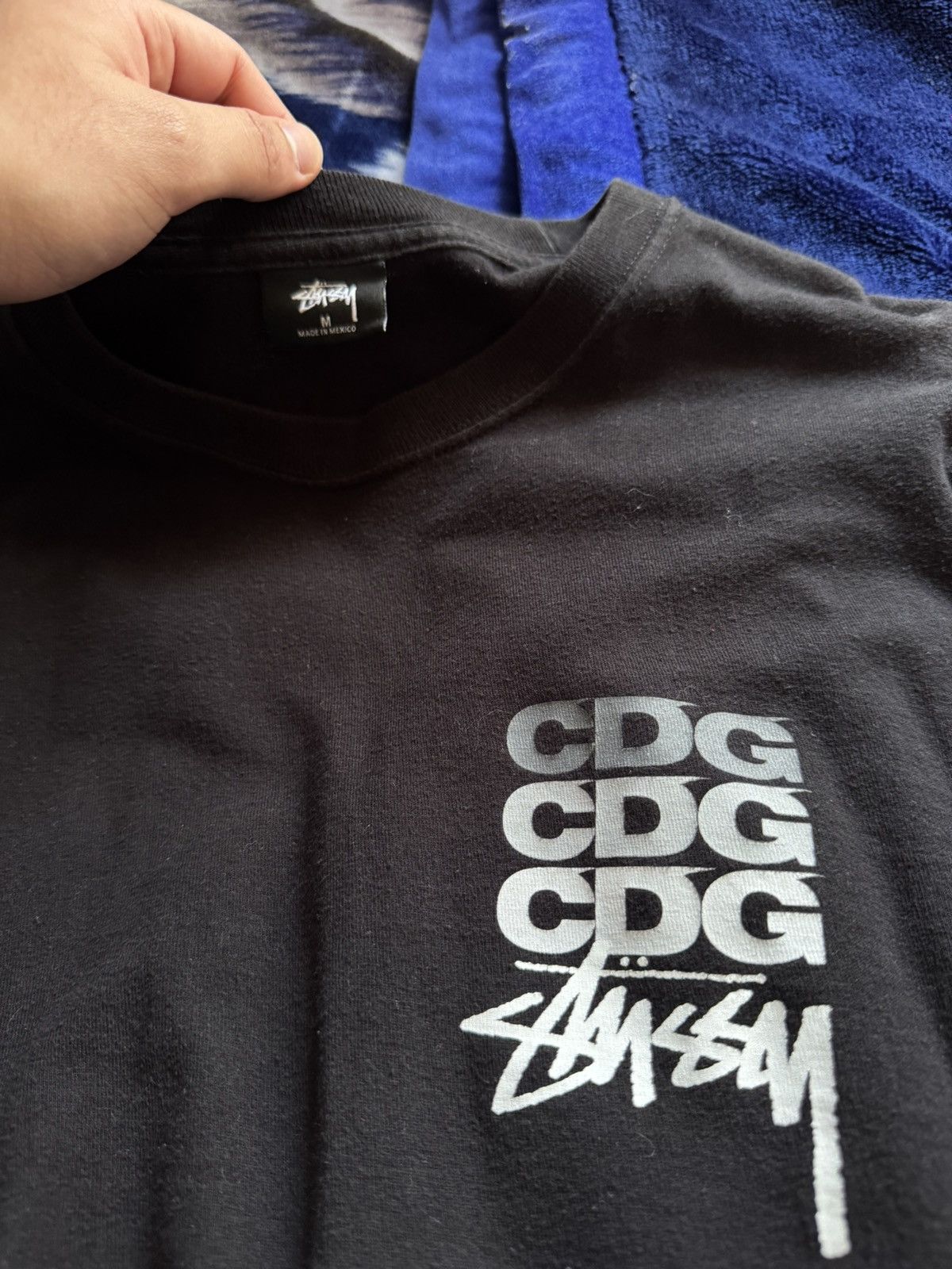 Comme des Garcons × Stussy Stussy CDG Long Sleeve Tee Size US M / EU 48-50 / 2 - 2 Thumbnail