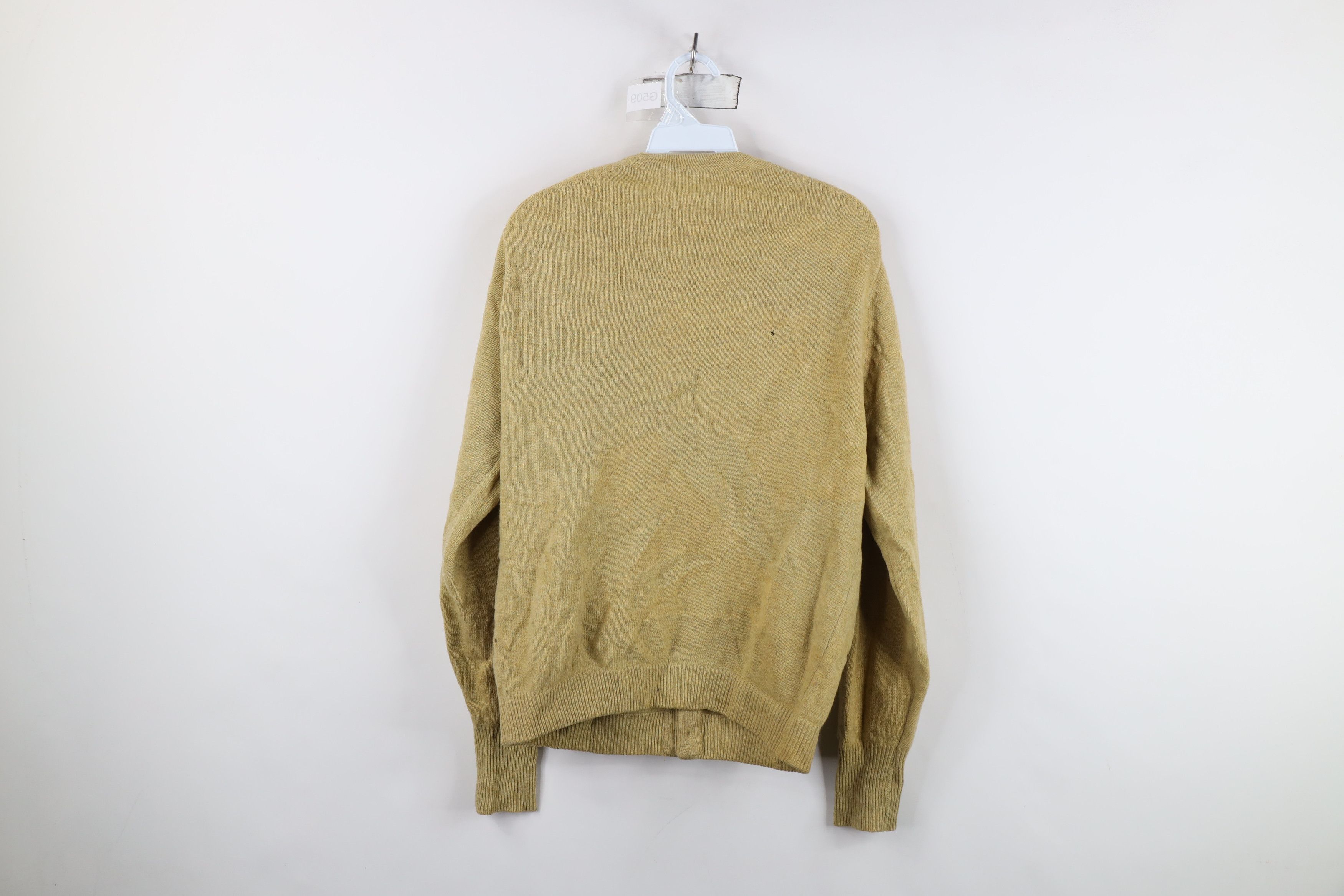 Vintage Vintage 50s Streetwear Blank Wool Knit Cardigan Sweater USA Size US M / EU 48-50 / 2 - 14 Thumbnail