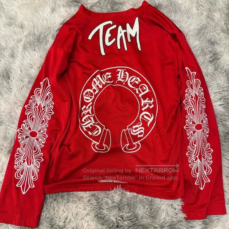 Chrome Hearts chrome hearts red long sleeve graphic shirt . Size US M / EU 48-50 / 2 - 8 Thumbnail