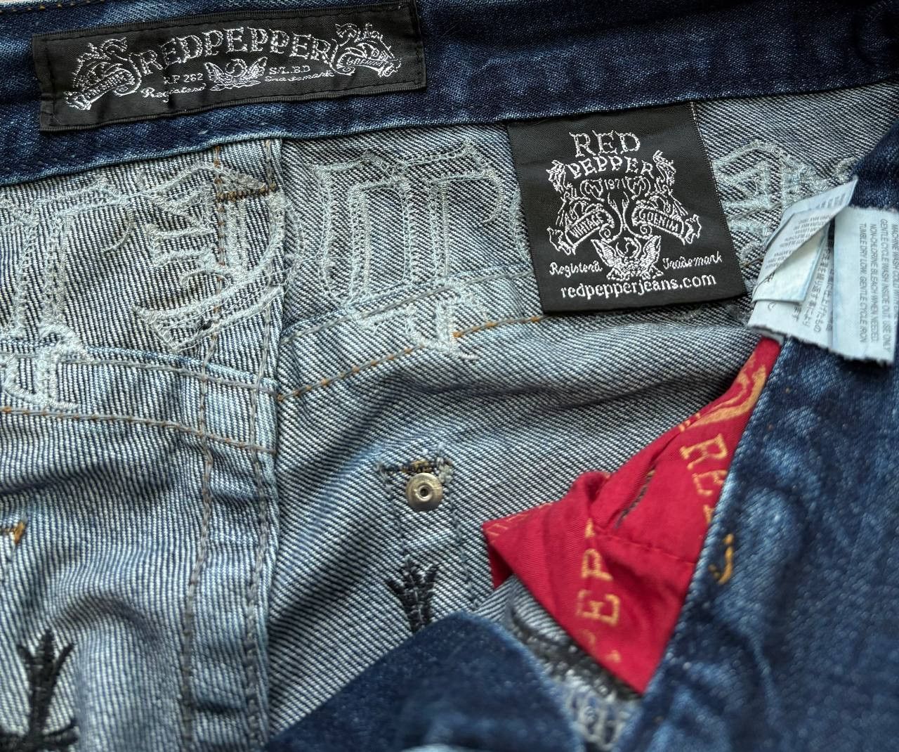 Vintage Red Pepper Chrome Hearts Cross Style Size US 30 / EU 46 - 13 Thumbnail