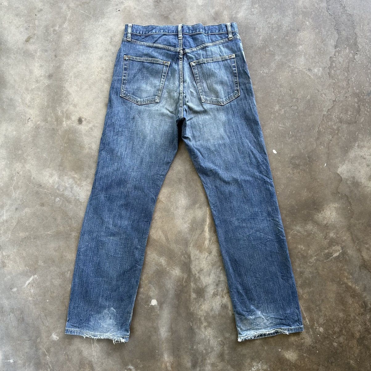 Japanese Brand × Jean × Vintage Vintage Japanese Distressed Faded Denim Jean Pant W31 Size US 31 - 9 Thumbnail