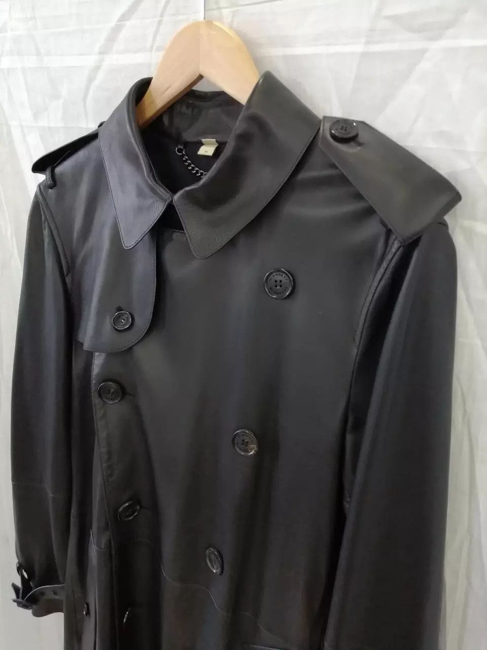 Burberry Burberry 8002548 Lamb Leather Coat Size US S / EU 44-46 / 1 - 2 Thumbnail