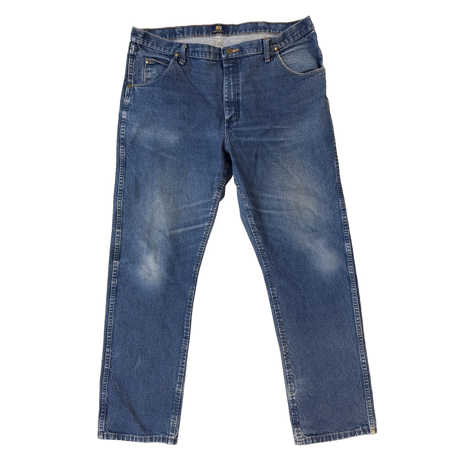 Wrangler Wrangler Jeans Mens 40x32 Blue 47MWZ Regular Fit Cowboy Y2K Size US 40 / EU 56 - 1 Thumbnail