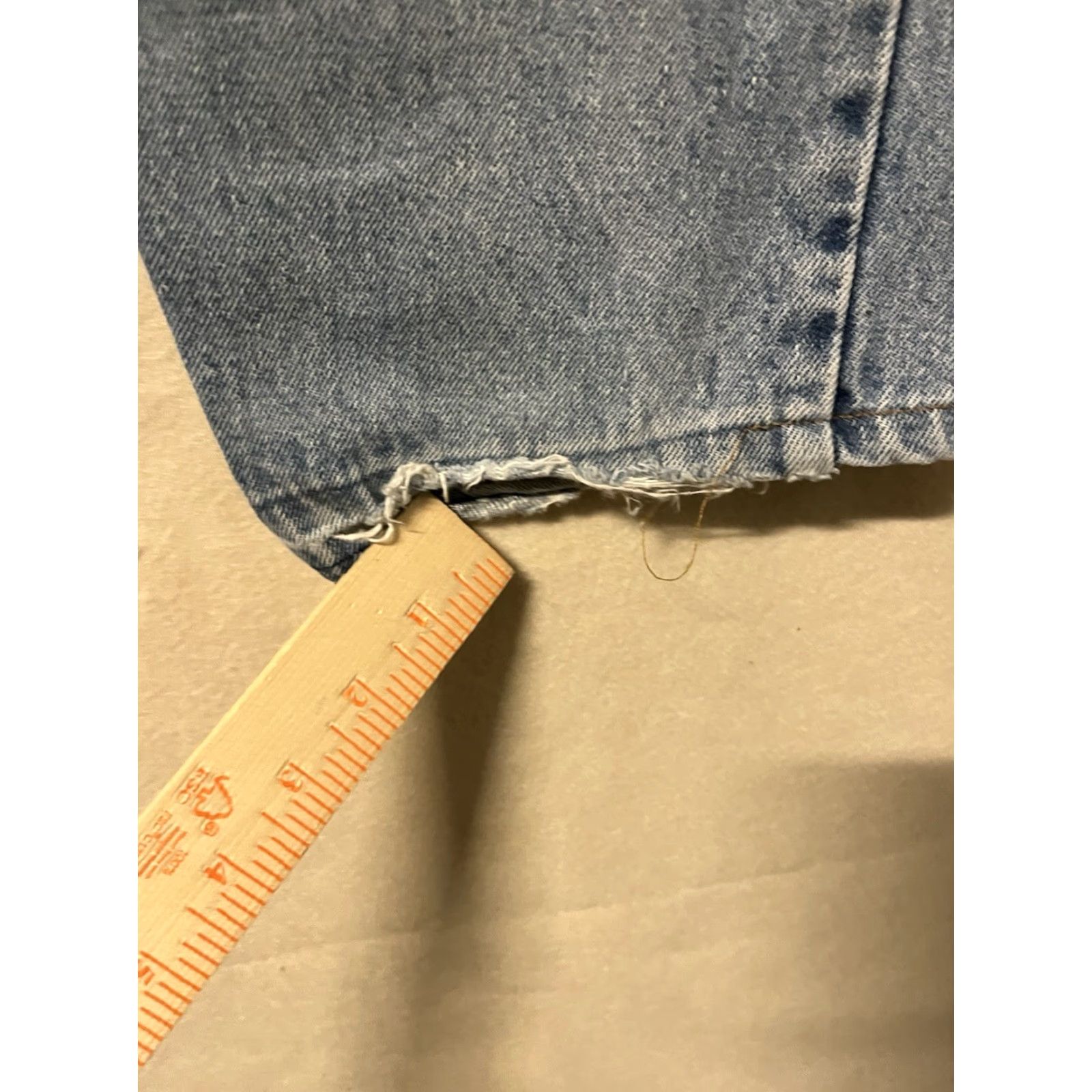 Armani Exchange VINTAGE Armani Exchange Mens Jeans 30 x 32 Denim Distressed 90s 5-Pocket Regular Blue Jeans Mens Size US 30 / EU 46 - 6 Thumbnail