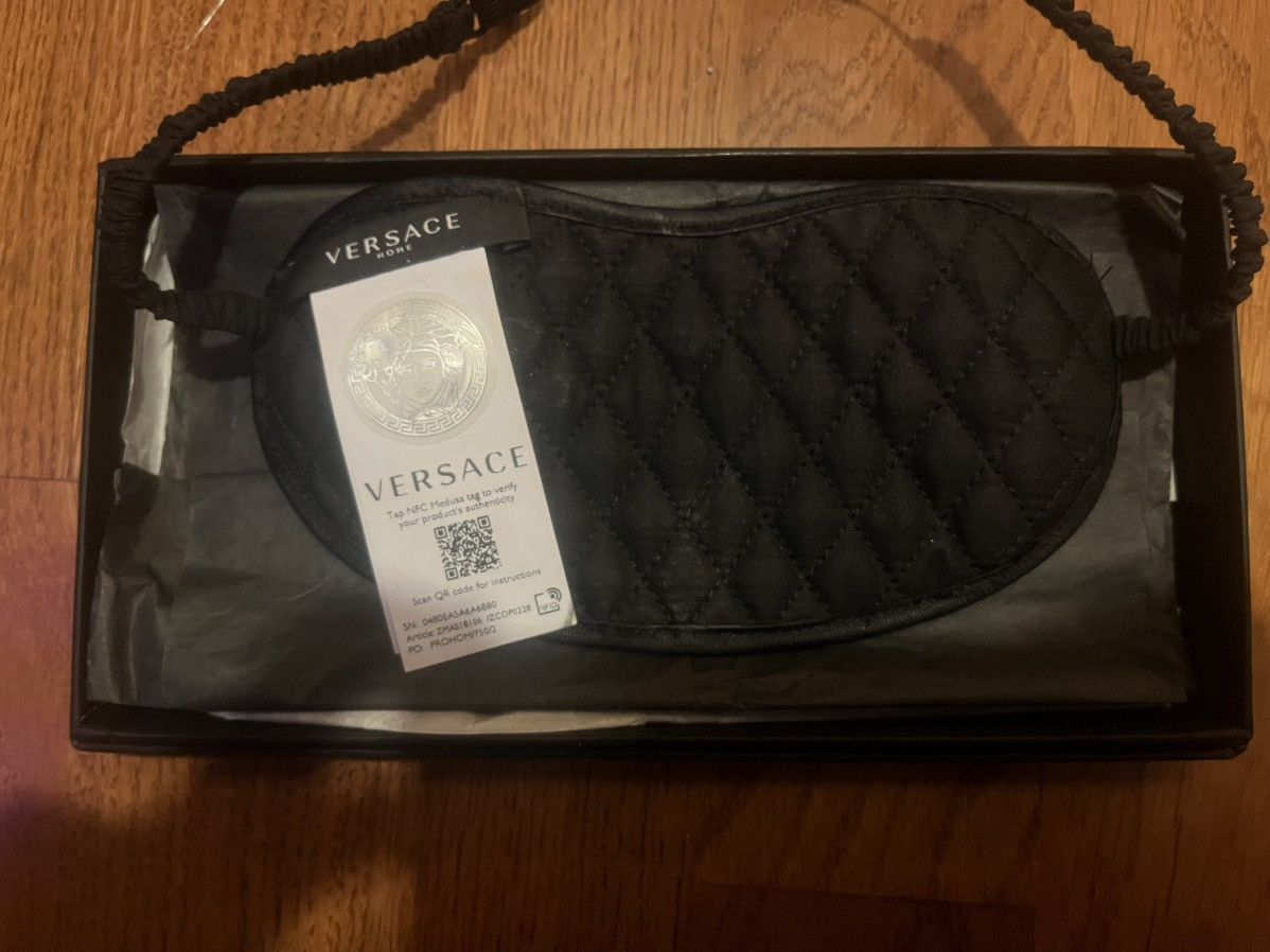 Versace VERSACE Monogram Sequined Eye Mask Size ONE SIZE - 6 Thumbnail