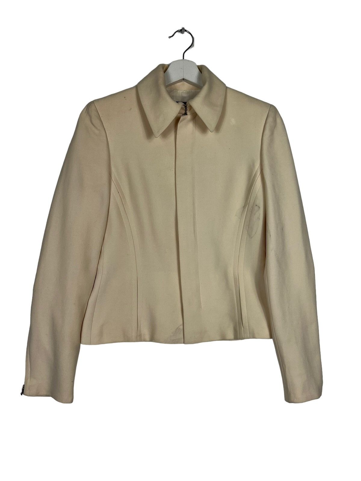 John Bartlett 🔥 JOHN BARTLETT CROPPED GARMENT JACKET MADE IN ITALY Size S / US 4 / IT 40 - 2 Thumbnail