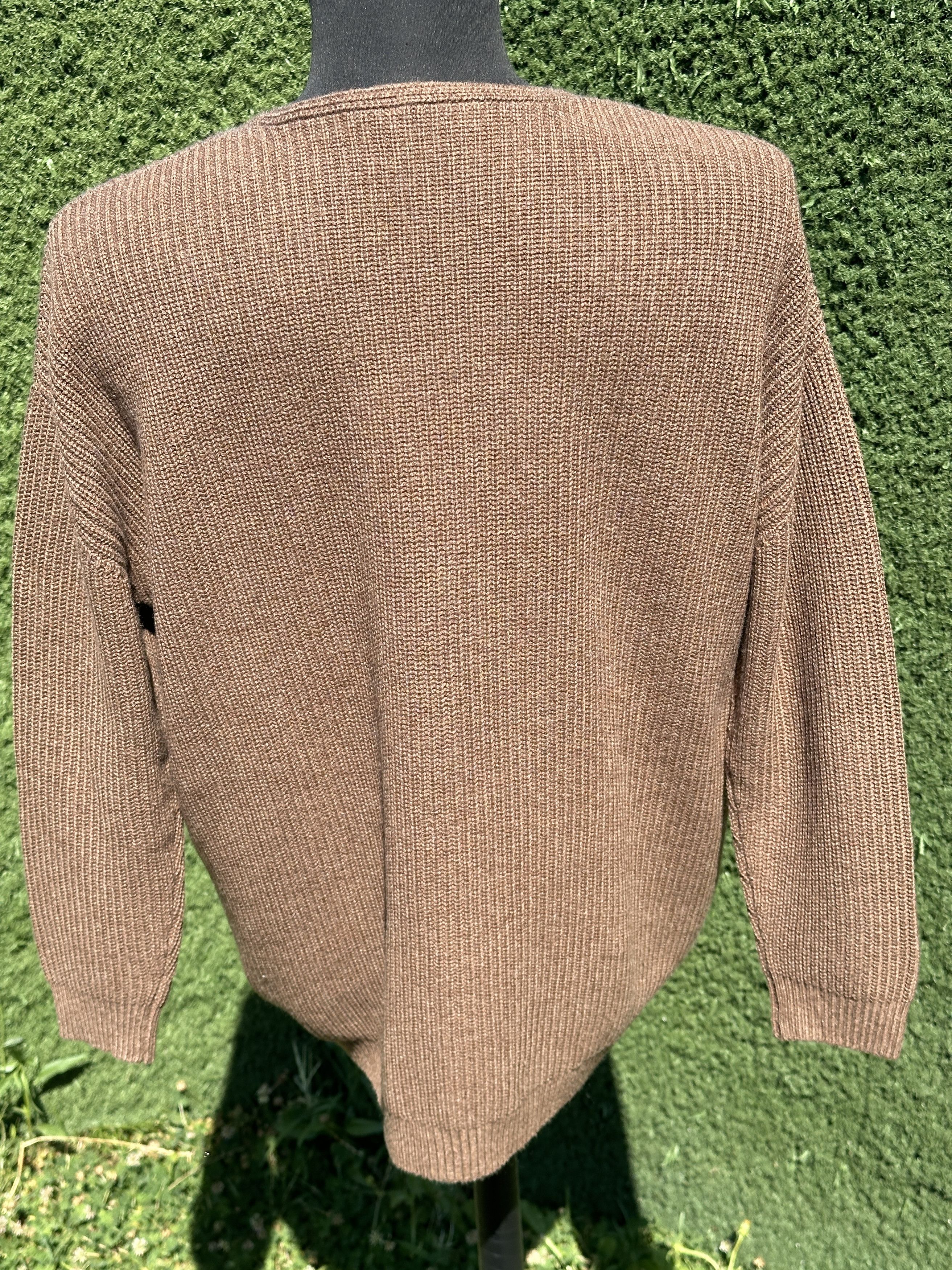 Other Jenni Kayne Knit Cabin Wool Cashmere V Neck Brown Size L Size L / US 10 / IT 46 - 2 Thumbnail