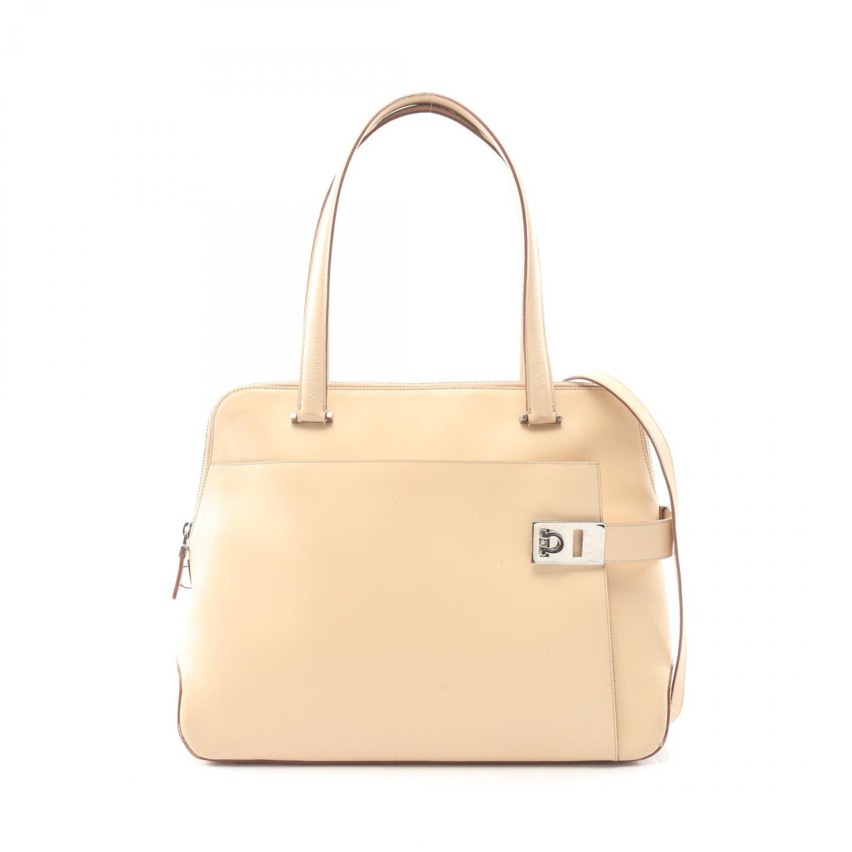 Salvatore Ferragamo Salvatore Ferragamo Salvatore Ferragamo Gancini leather tote bag Leather Tote Bag DUTY FREE for USA Size ONE SIZE - 1 Thumbnail
