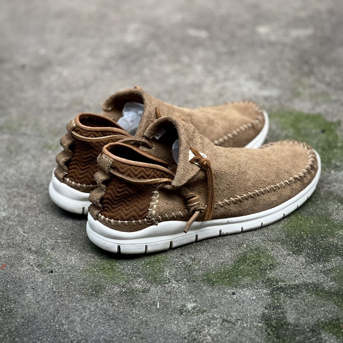 Visvim Visvim Brown Folk Trainer Tan Suede Shoes, Size US 8 / EU 41 - 5 Thumbnail
