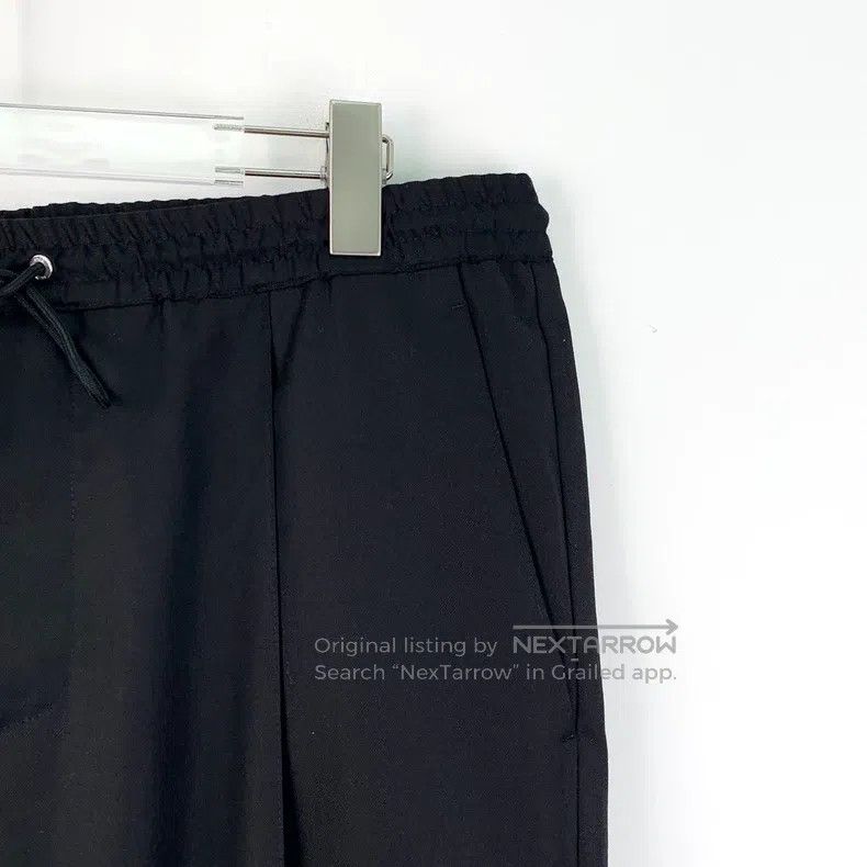 Dior Dior Black wool tie-up casual trousers Size US 36 / EU 52 - 3 Thumbnail