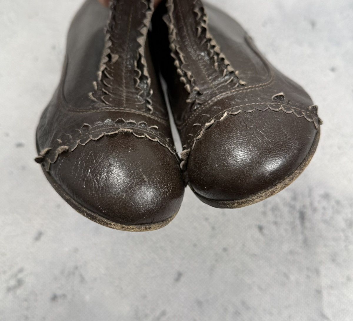 Miss Sixty Miss Sixty Vintage Leather Ankle Boots Kitten Heel Archive Size US 8 / IT 38 - 4 Thumbnail