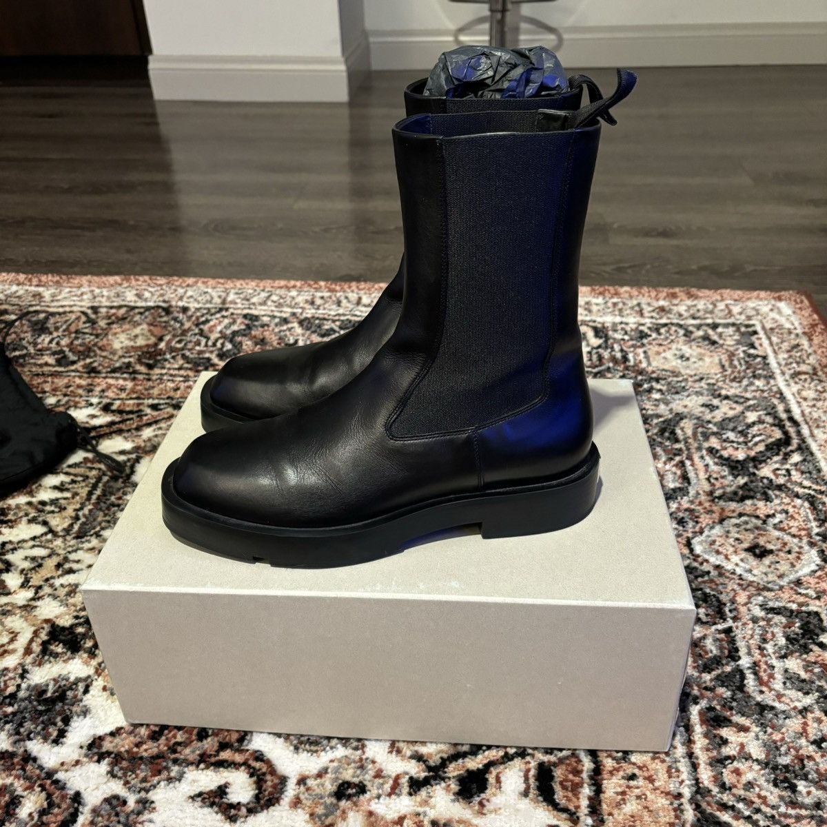 image of Givenchy Chunky Sole Chelsea Boot in Black, Men's (Size 7)