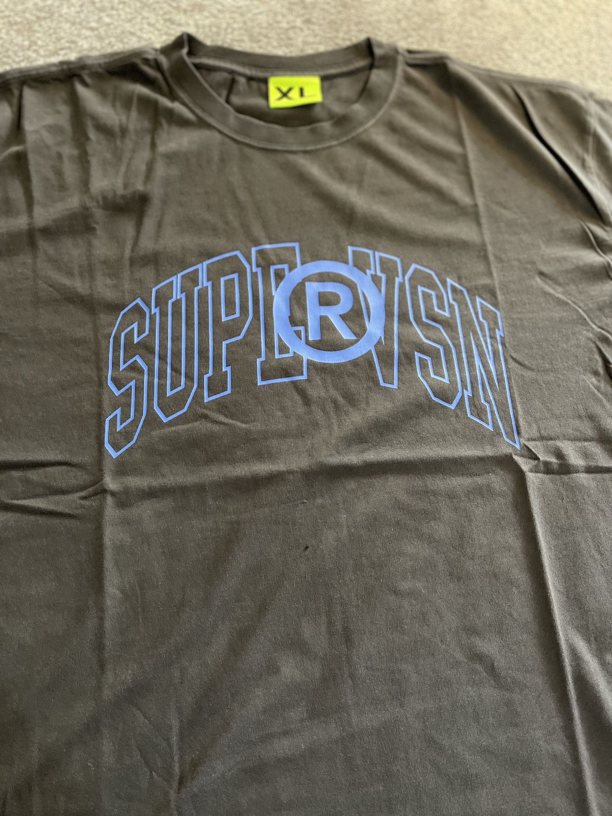 Supervsn Supervsn Black and Blue Theme T-Shirt Size US XL / EU 56 / 4 - 1 Thumbnail