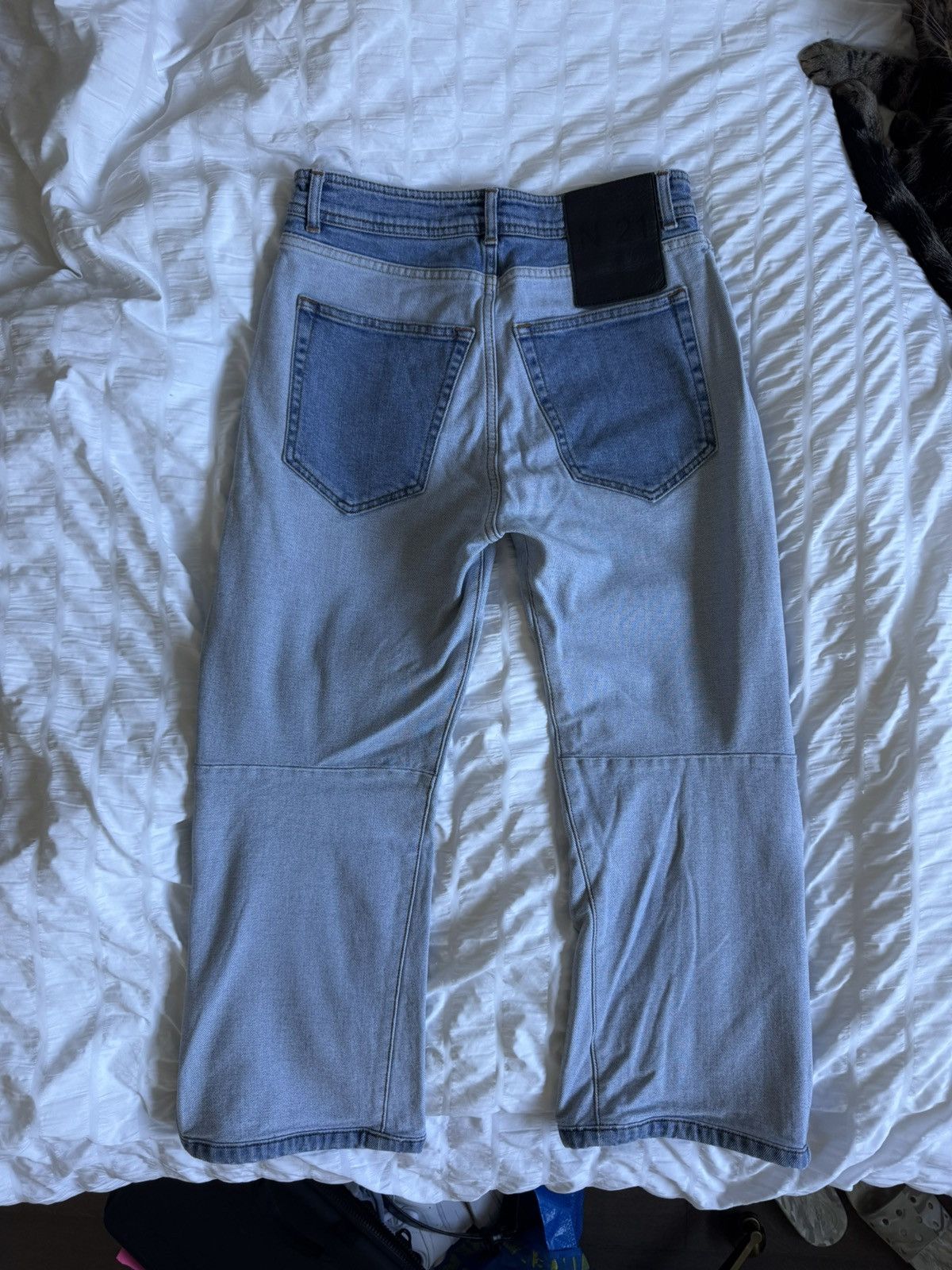 N21 N°21 crop denim Size 24" / US 00 / IT 34 - 1 Thumbnail