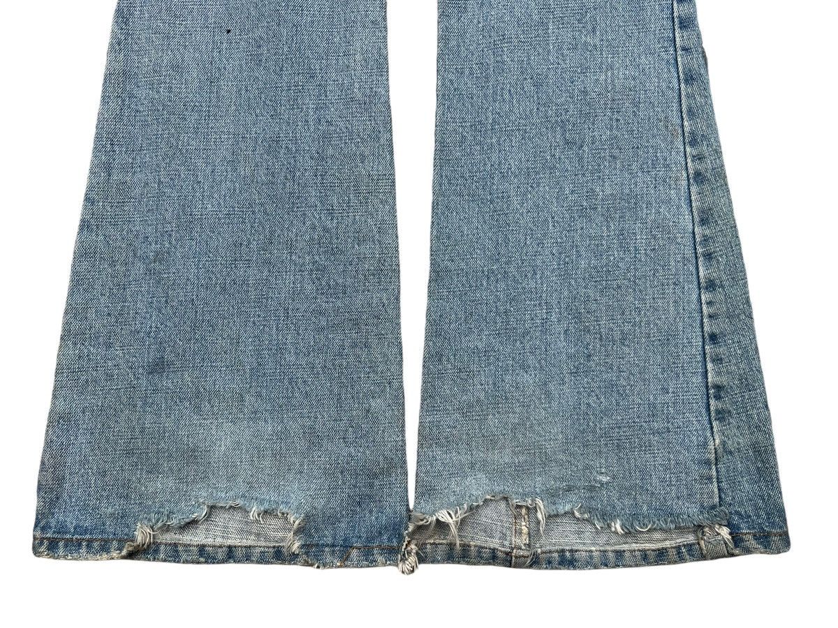 Japanese Brand Japanese Distressed Patchwork Lowrise Denim Jeans 29x34 Size US 29 - 7 Thumbnail