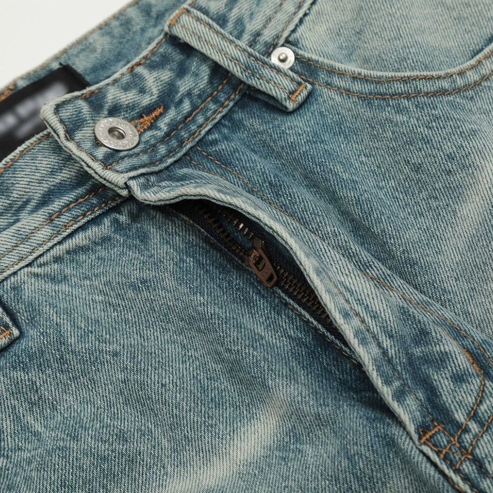 Vintage Men's punk distressed trendy washed ripped jeans Size US 32 / EU 48 - 4 Thumbnail