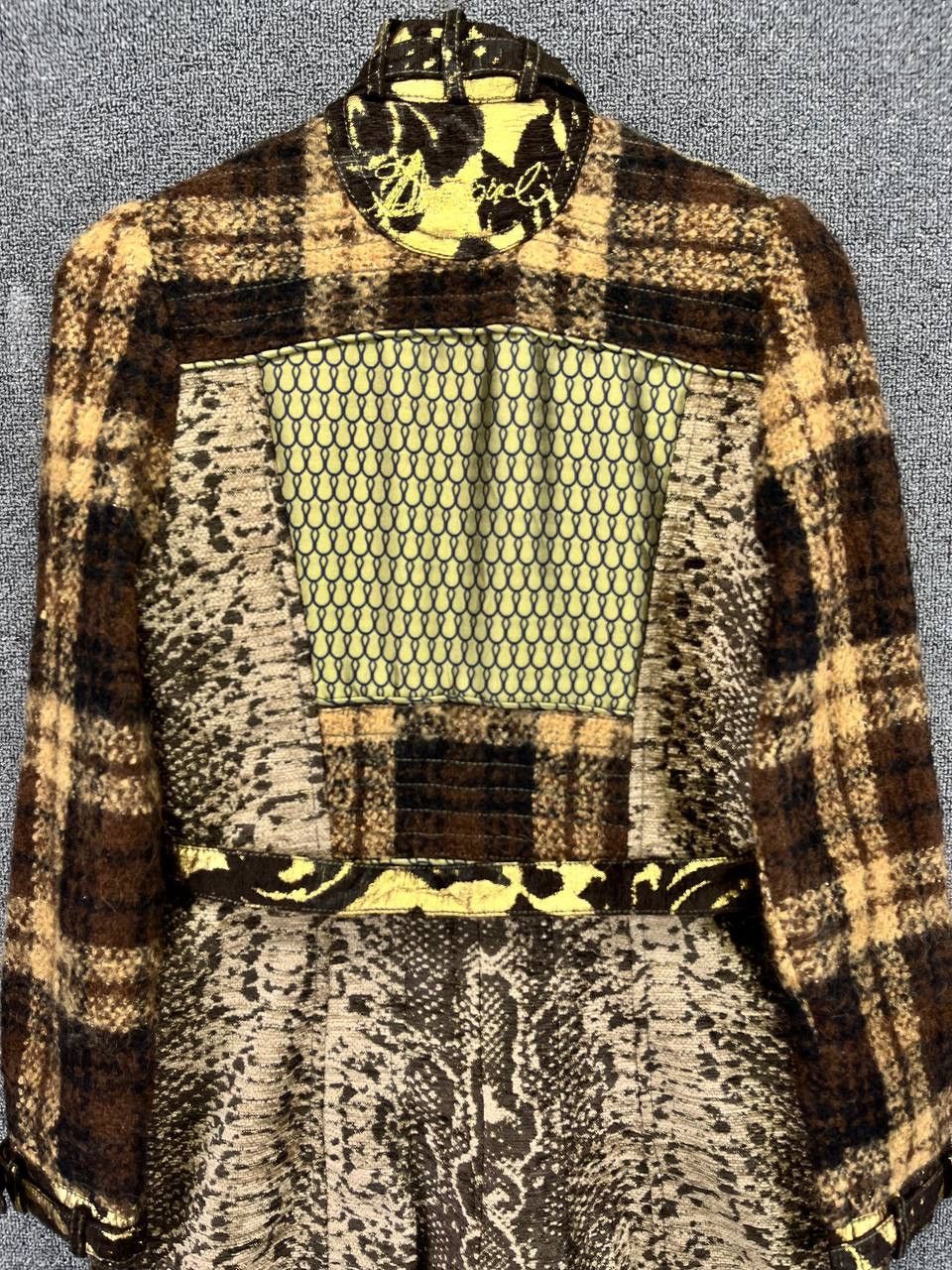 Desigual Vintage Desigual Cobra Wool Long Jacket Size XS / US 0-2 / IT 36-38 - 10 Thumbnail