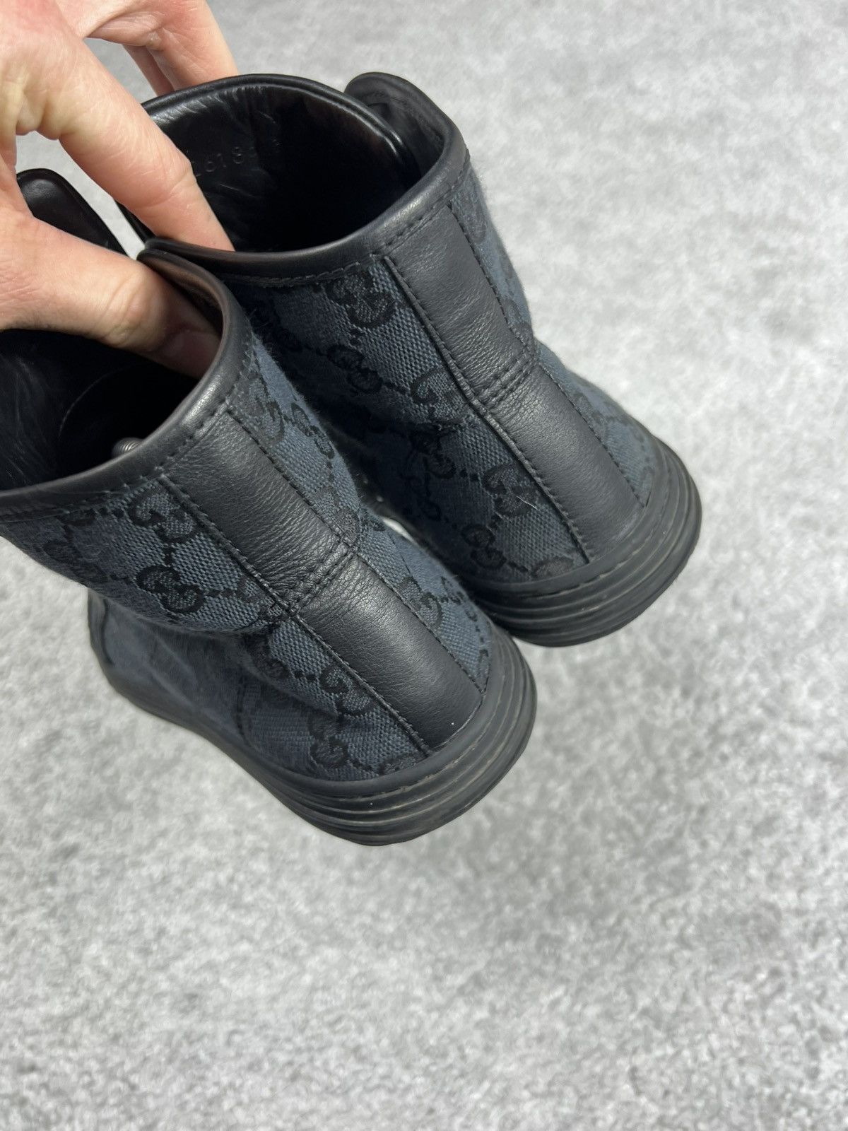 Gucci Gucci GG Monogram Hi Black Shoes Size 37 Size US 7 / IT 37 - 5 Thumbnail