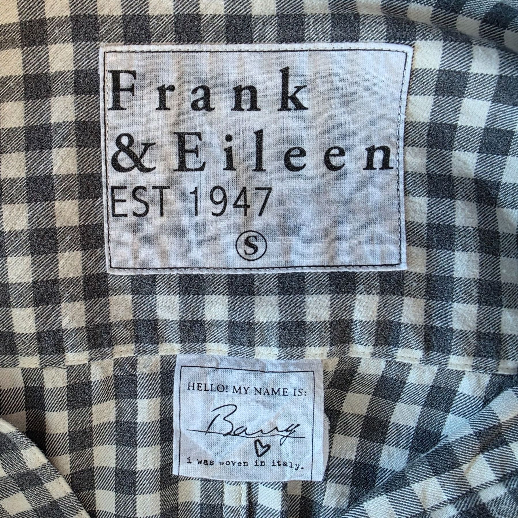 Frank & Eileen Frank & Eileen Womens Small Top Tailored Button Up Shirt Ita Size S / US 4 / IT 40 - 6 Thumbnail
