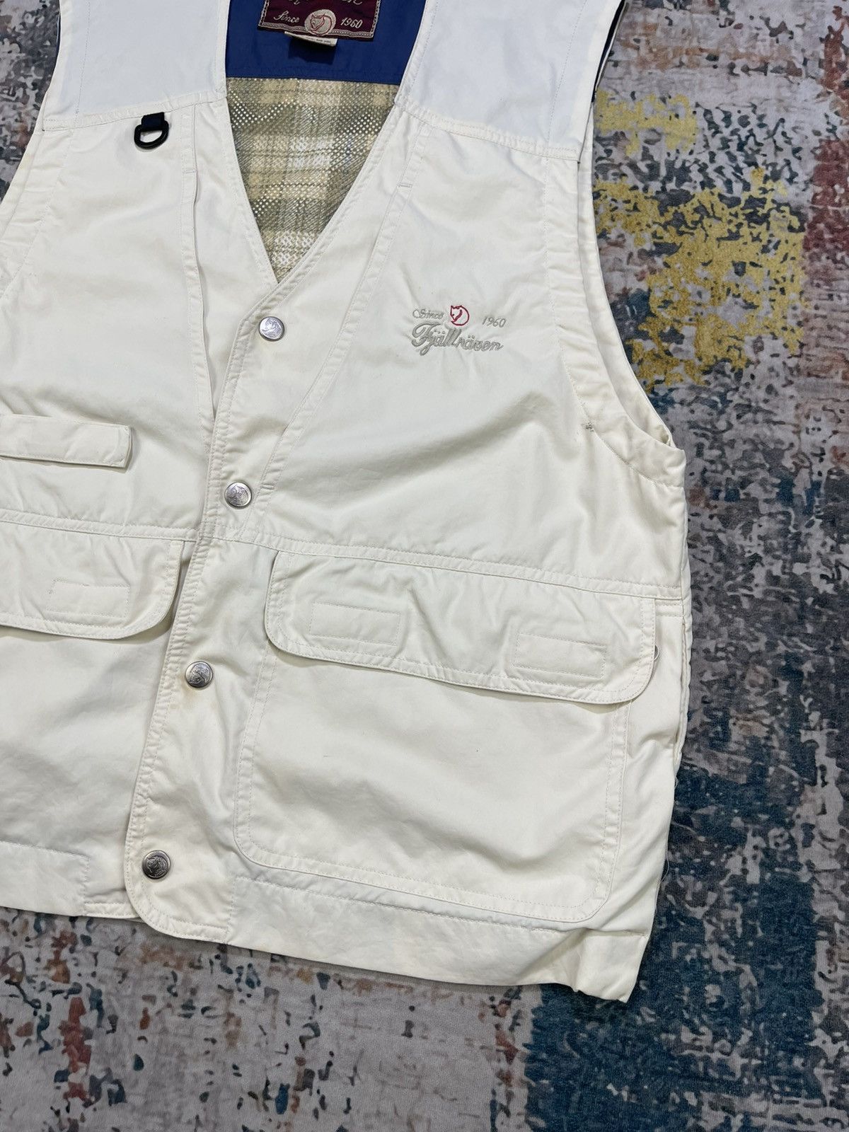 Fjallraven Vtg 90s Fjallraven Utility Outdoor Vest Size US M / EU 48-50 / 2 - 3 Thumbnail
