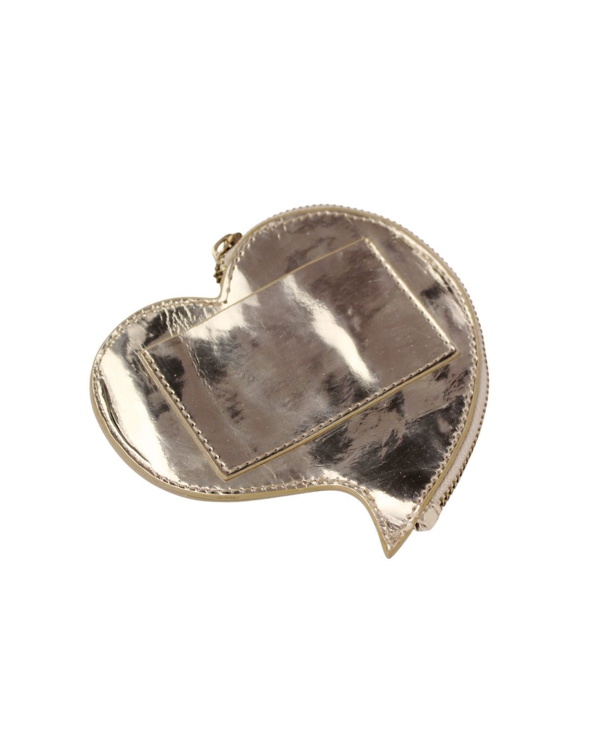 Japanese Brand × Vintage SS2020 NIKO AND … SILVER METALLIC HEART COIN PURSE Size ONE SIZE - 2 Thumbnail