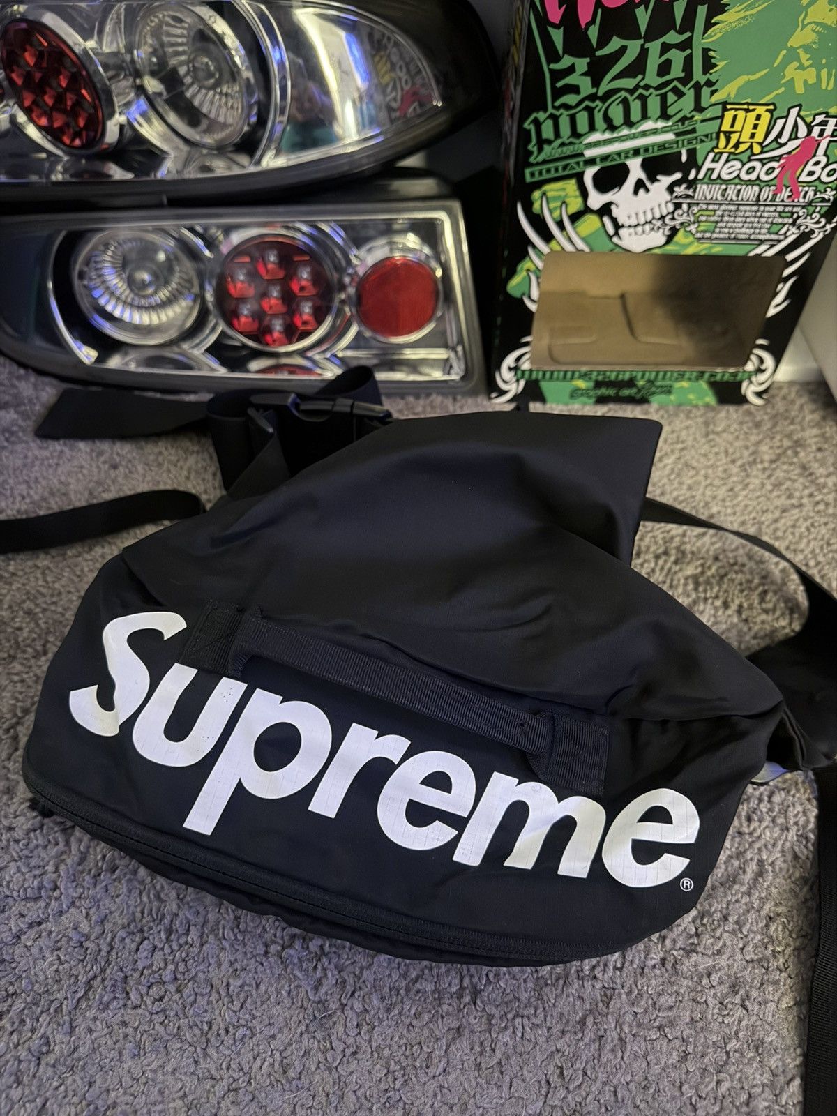 Supreme Black Supreme waist bag ss16 Size ONE SIZE - 3 Thumbnail