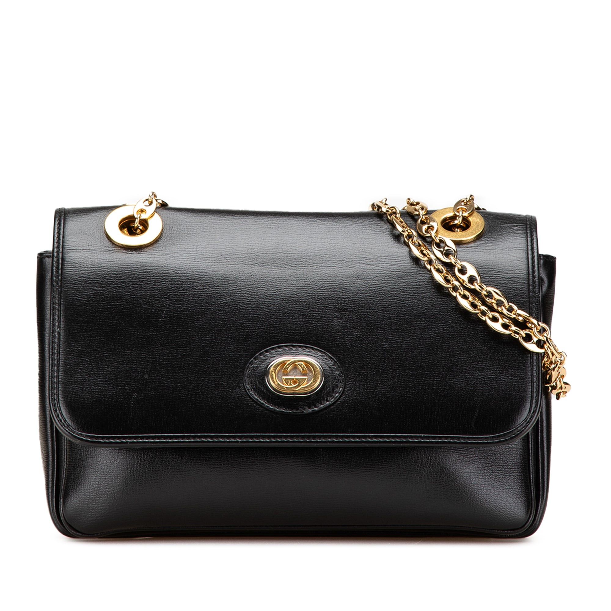Gucci Small Leather Marina Chain Shoulder Bag Size ONE SIZE - 1 Thumbnail