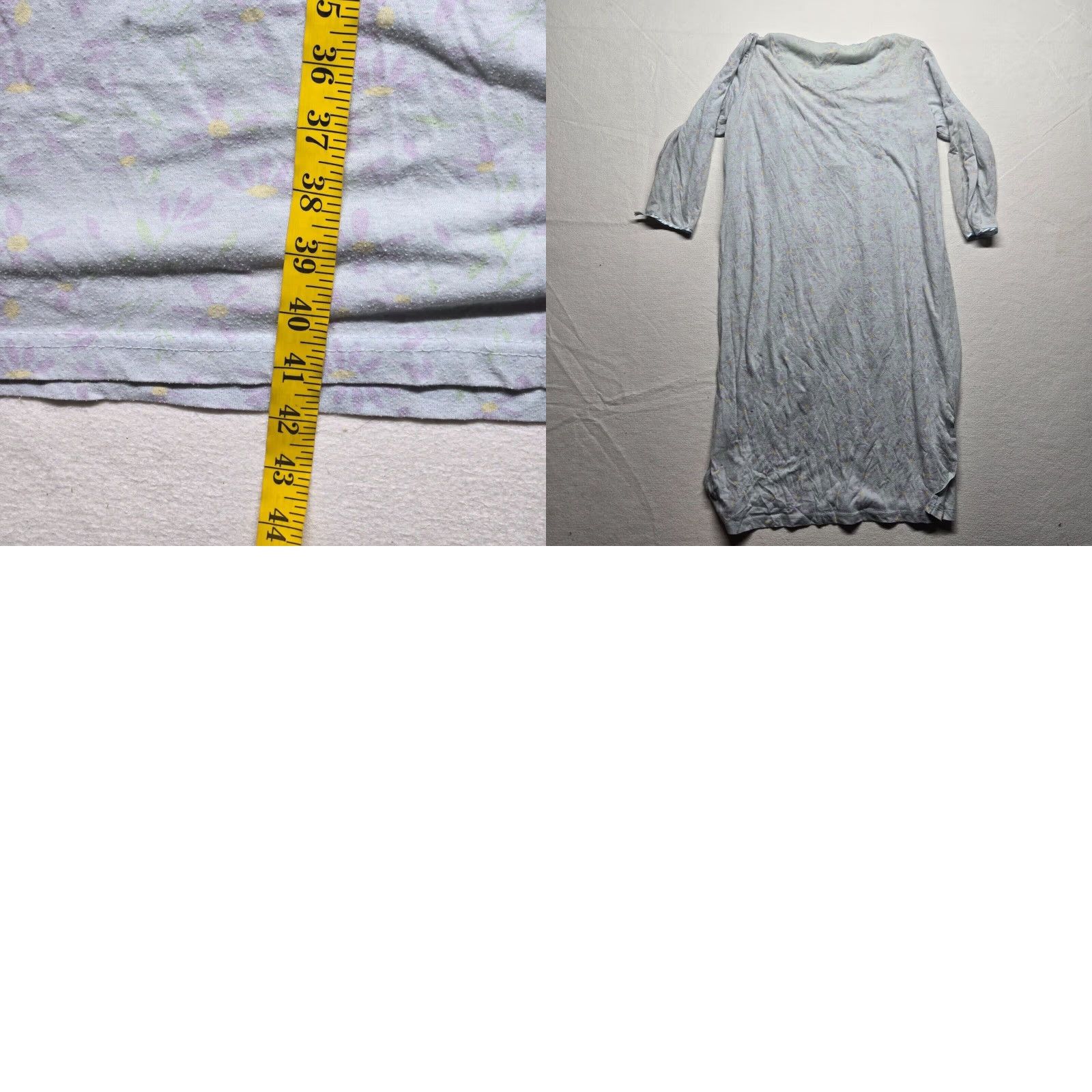 DANCER Womens Blue Floral Dance Dress Adult Large Lightweight Size L / US 10 / IT 46 - 8 Thumbnail