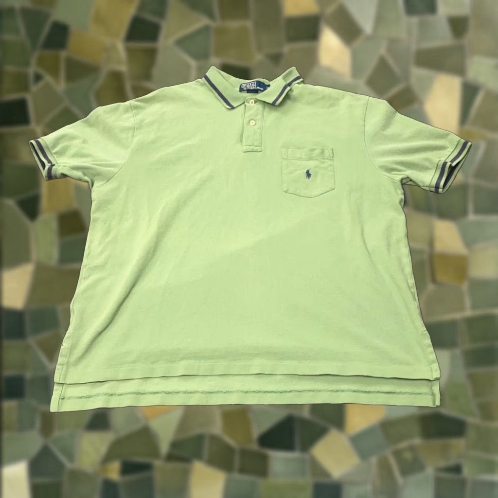 Polo Ralph Lauren Polo Ralph Lauren Shirt Mens XL Green Pony Pocket Preppy Size US XL / EU 56 / 4 - 1 Thumbnail