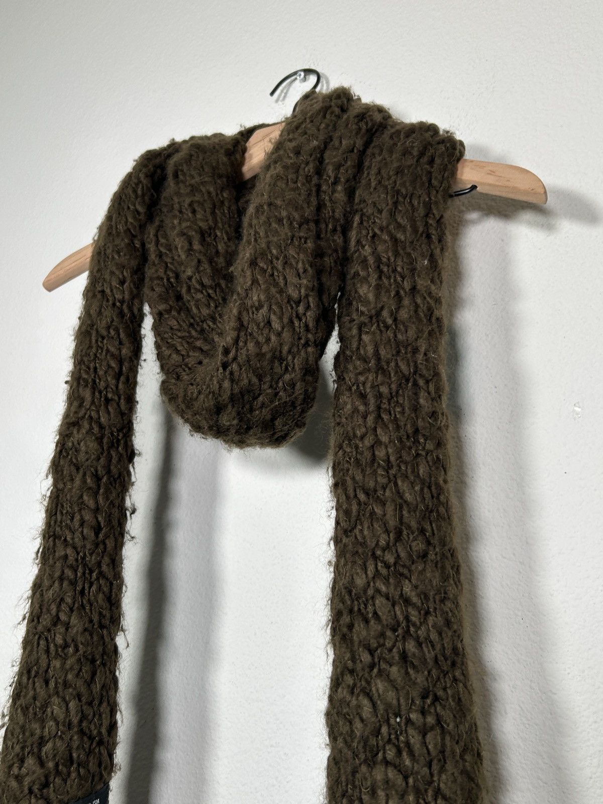 Comme Ca Ism Chunky Knit Fringe Scarf Size ONE SIZE - 2 Thumbnail