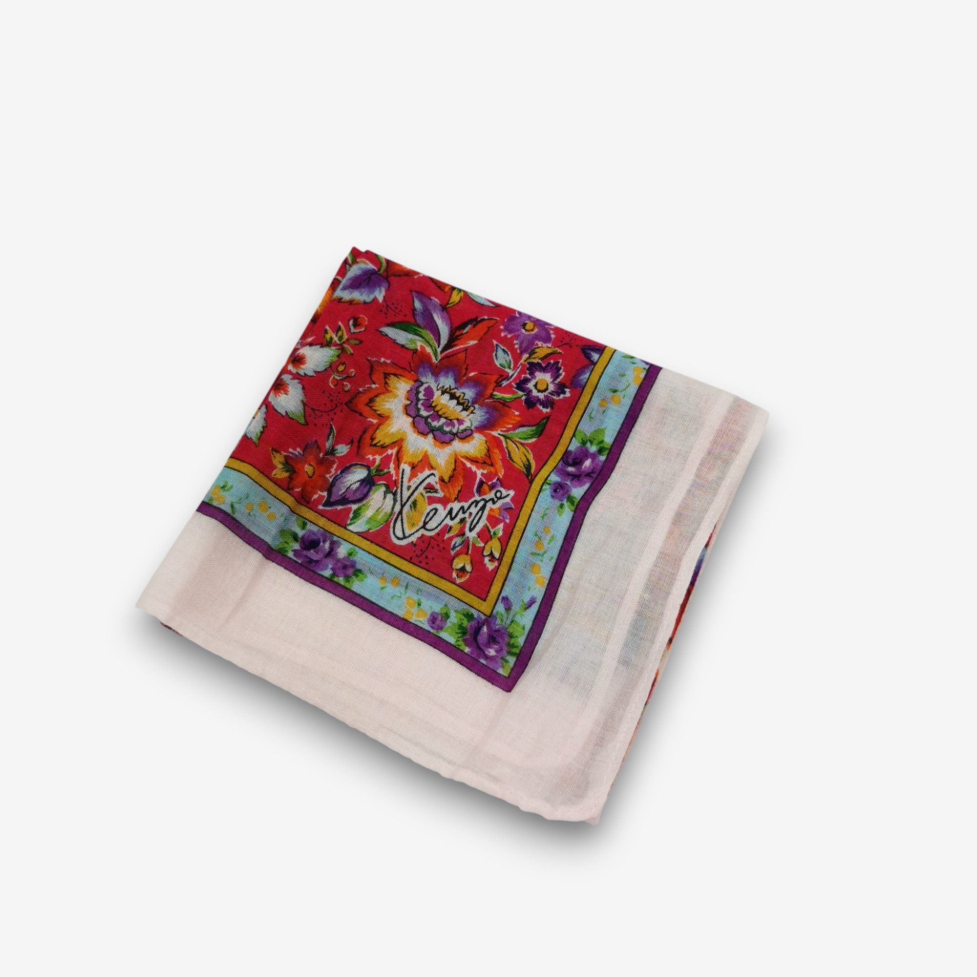 Kenzo Vintage Kenzo Handkerchief Pocket Square Bandana Size ONE SIZE - 3 Thumbnail