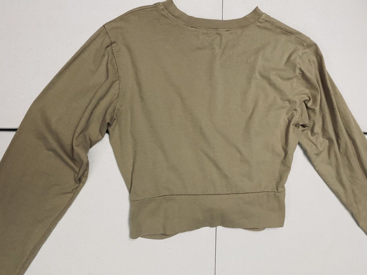 Pam & Gela PAM & GELA Twist Front Combed Cotton Long Sleeve Tee S/P VGC Size S / US 4 / IT 40 - 8 Thumbnail