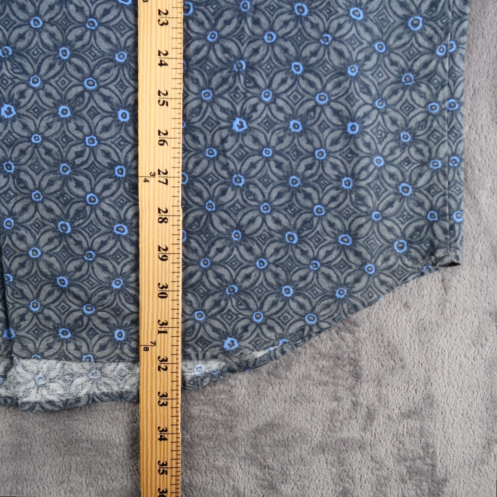 Quiksilver VINTAGE Quiksilver Shirt Mens L Blue 90s Hawaii Geometric Button-Up Short Sleeve Collared 80s 00s Print USA Vintage Size US L / EU 52-54 / 3 - 7 Thumbnail