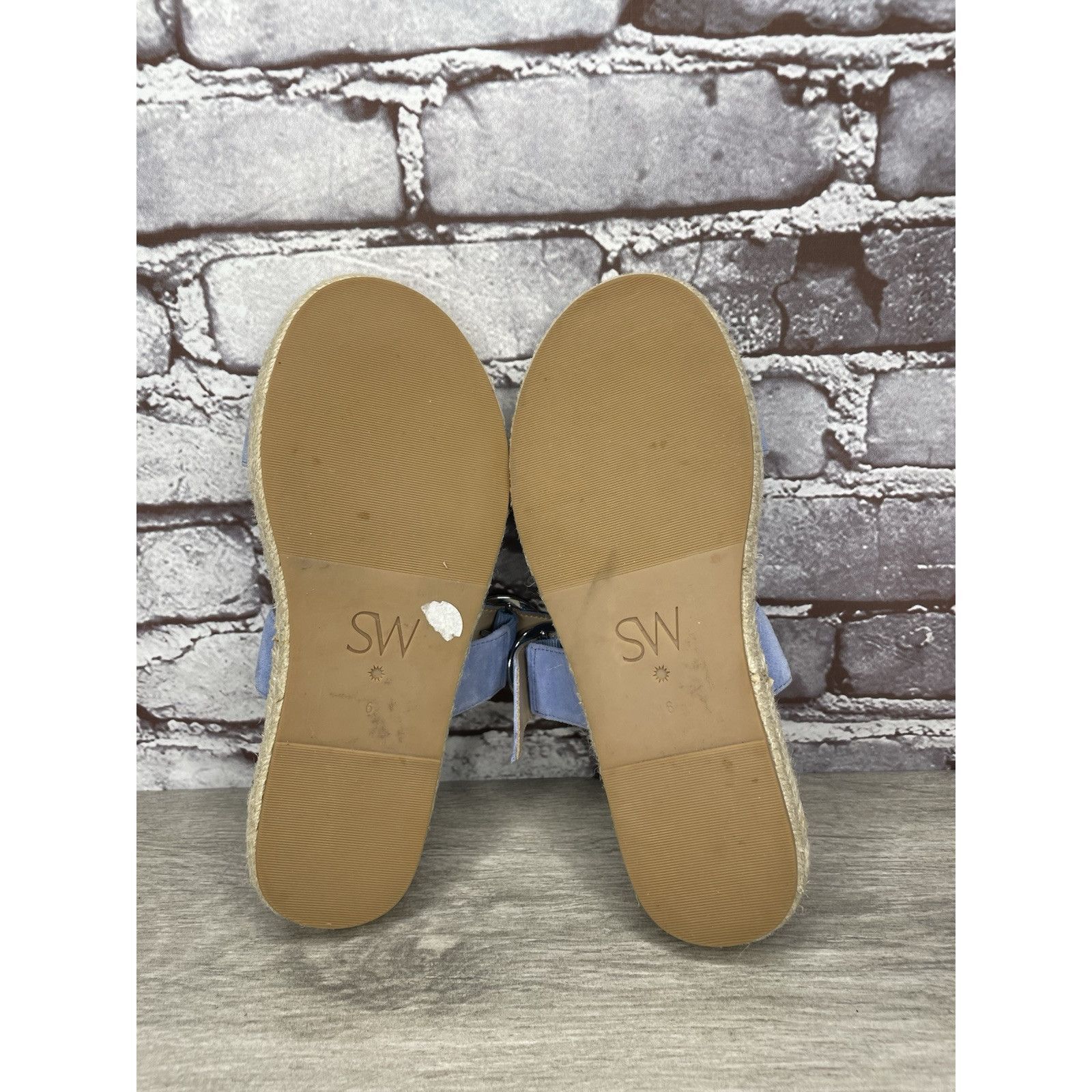 Stuart Weitzman Stuart Weitzman Periwinkle Blue Suede Leather Espadrille San Size US 6 / IT 36 - 9 Thumbnail
