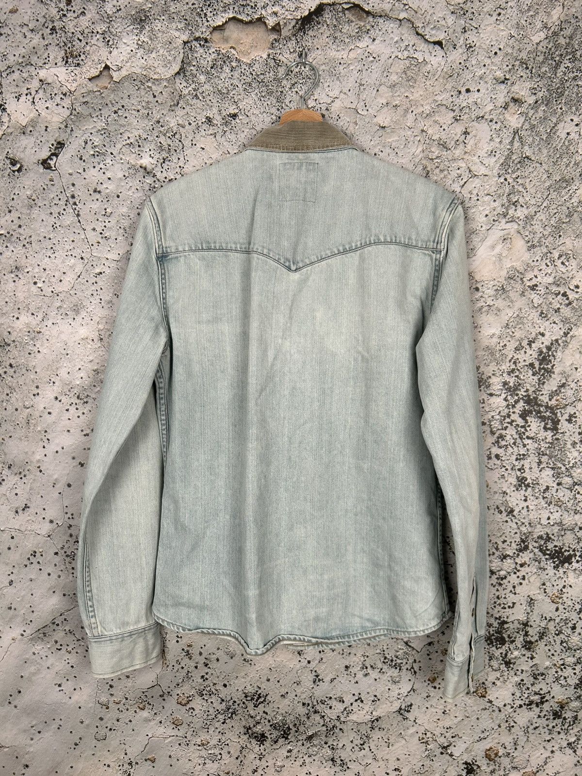 Allsaints Allsaints Denim Shirt Avant Garde Jeans Luxury Designer Size US M / EU 48-50 / 2 - 5 Thumbnail