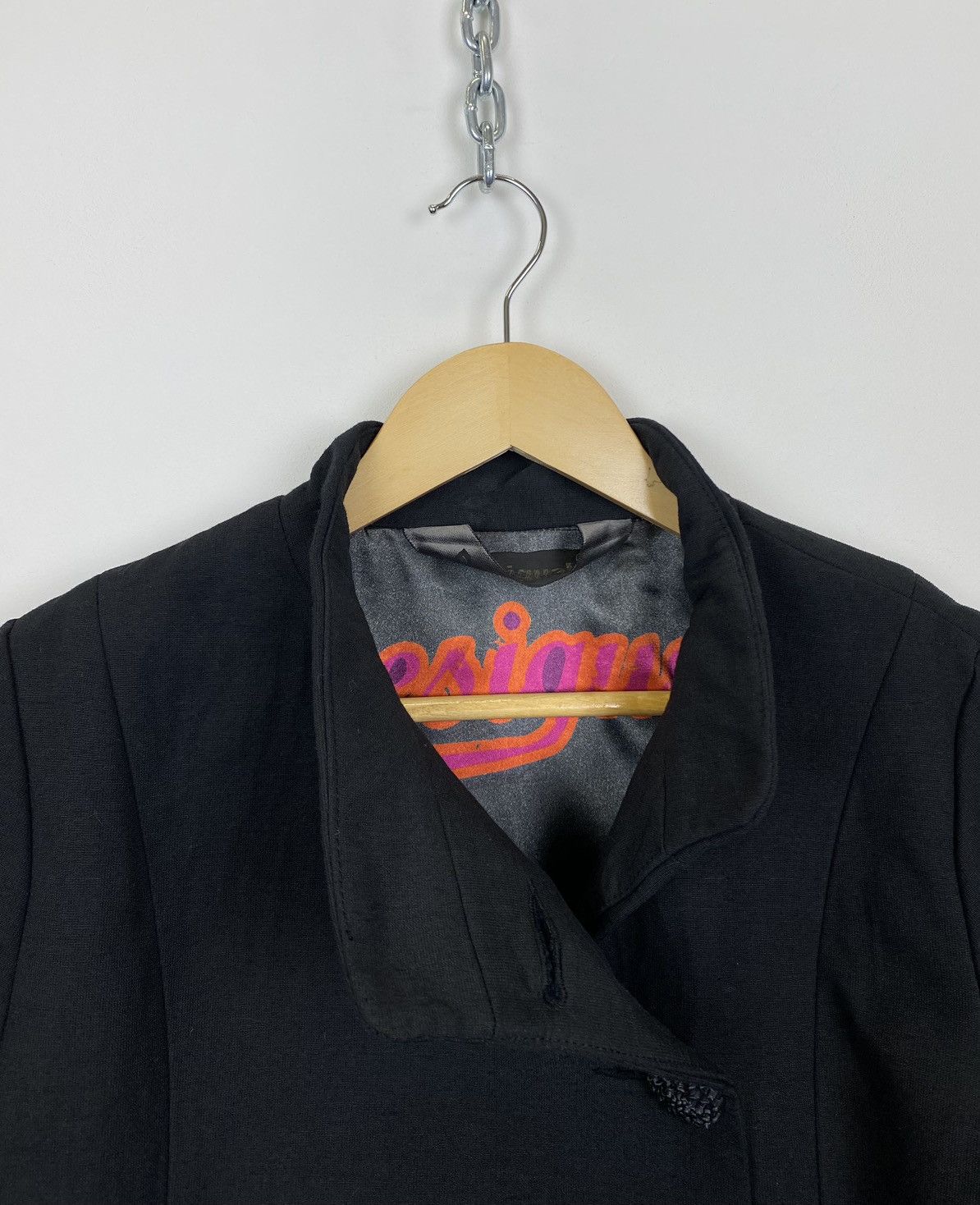 Desigual Vintage Desigual Floral Trench Coat Ladies Size 40 Black Y2K Size S / US 4 / IT 40 - 8 Thumbnail